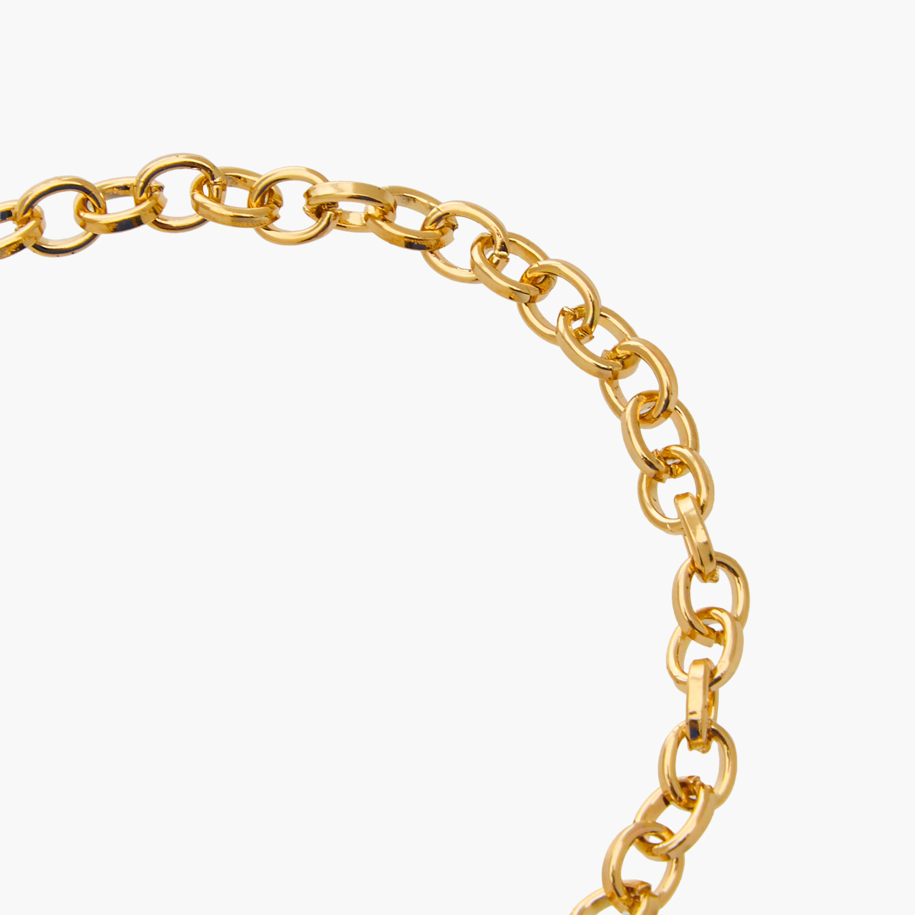 Gold Tone Linked Chain Bracelet-women-watchesandjewellery-jewellery-banglesandbracelets-image-4