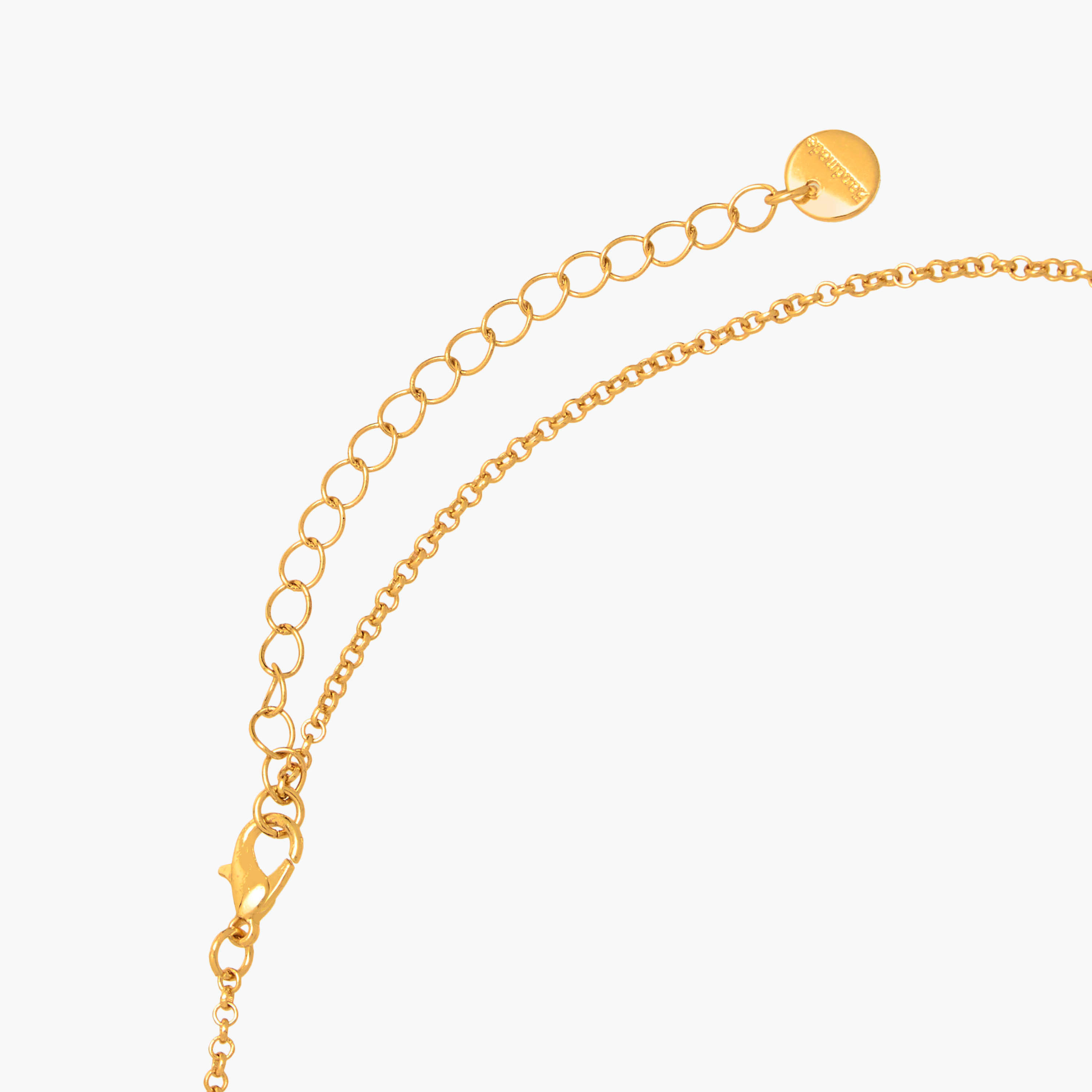 Gold Tone Necklace with Clover Pendant-women-watchesandjewellery-jewellery-necklacesandpendants-image-4