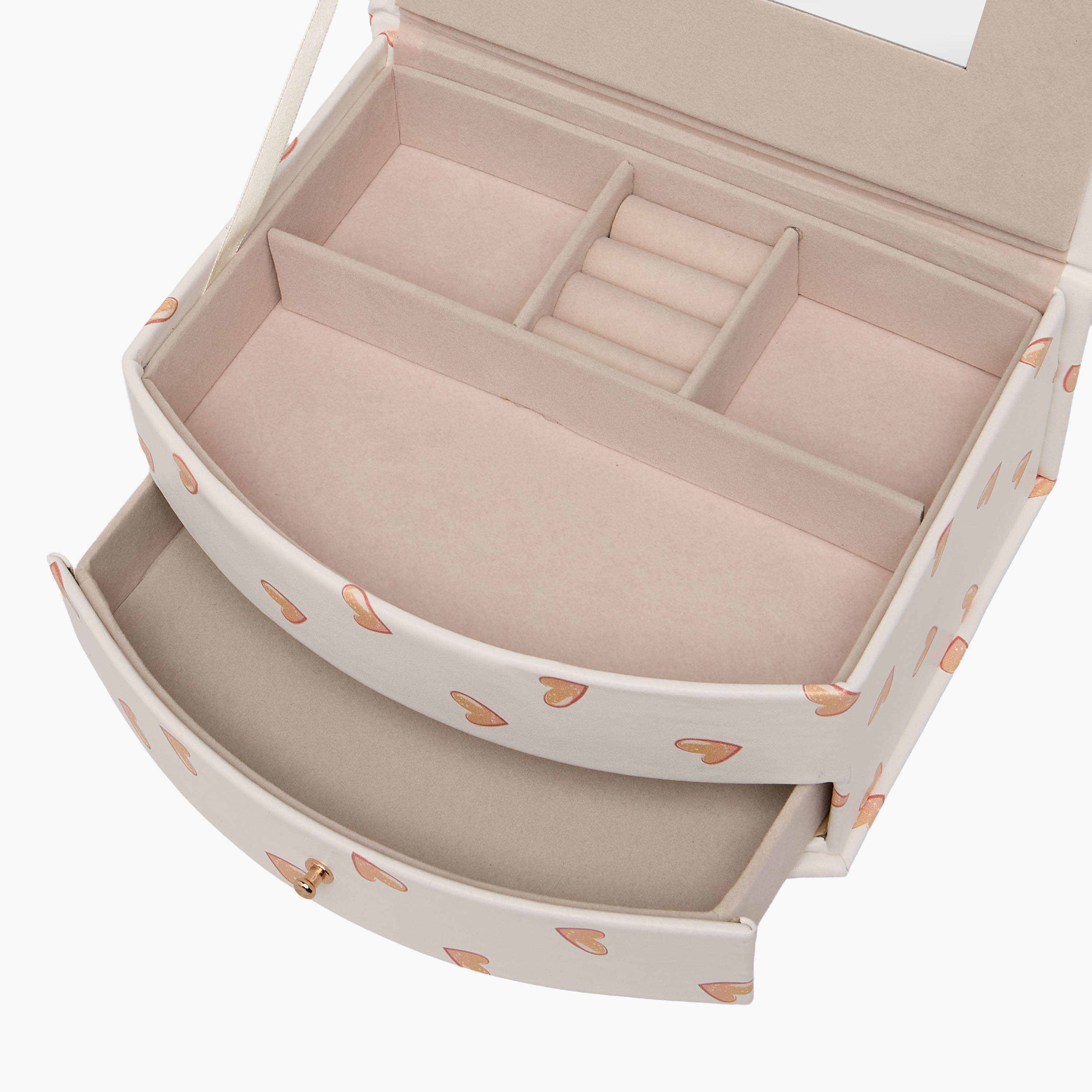 Findz Jewellery Organizer with Ballerina Print - 21x17 cms-women-watchesandjewellery-jewellery-storage-image-7
