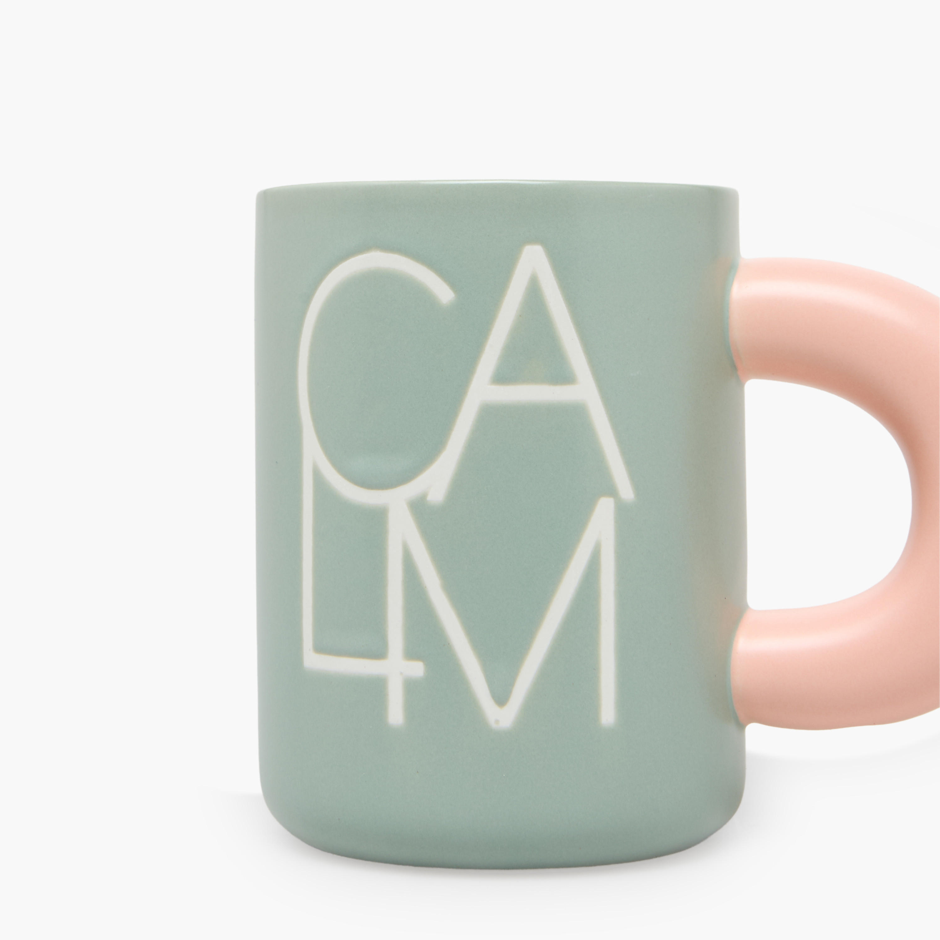 Calm Print New Bone China Mug with Handle - 400 ml-household-dining-teaandcoffee-mugsandcups-image-2