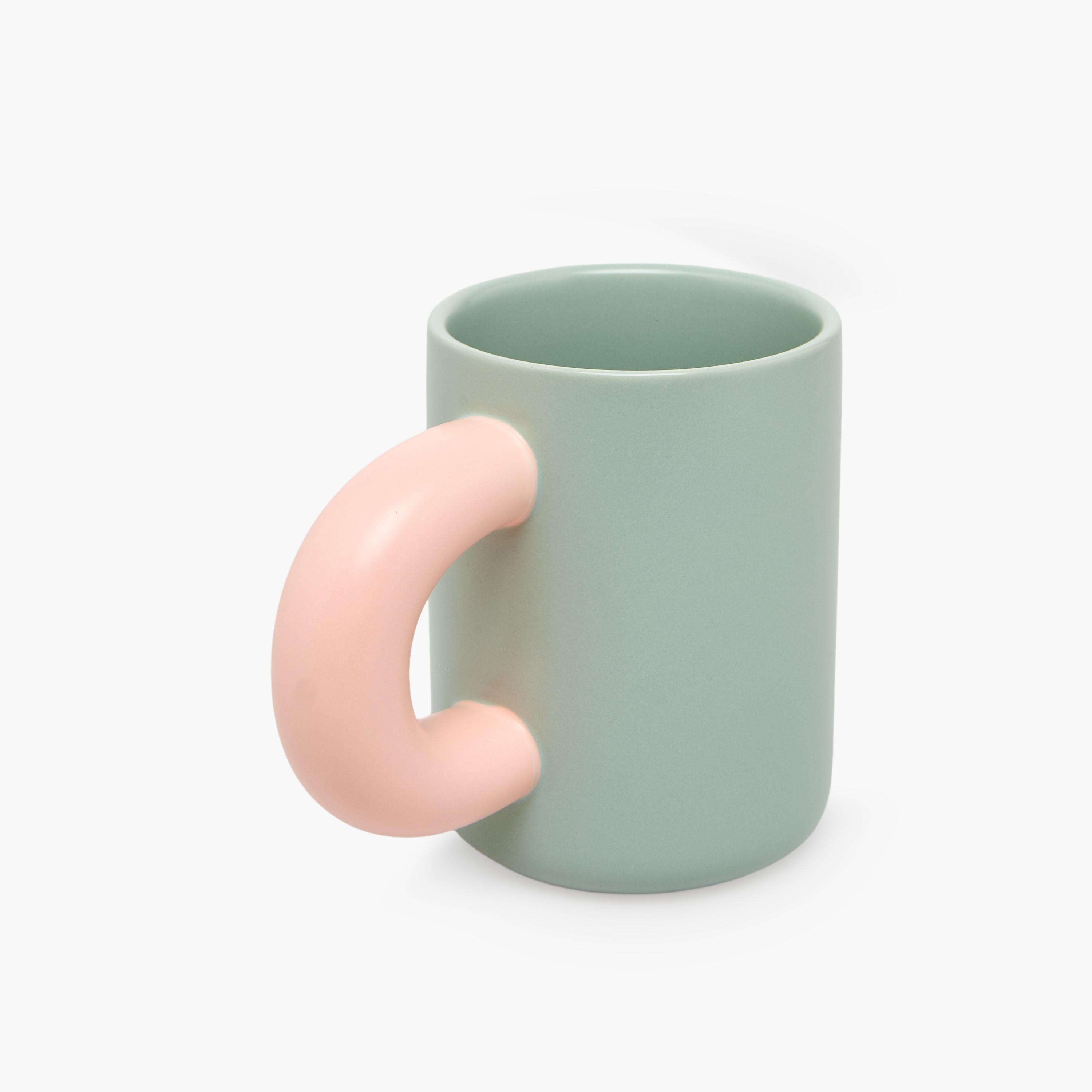 Calm Print New Bone China Mug with Handle - 400 ml-household-dining-teaandcoffee-mugsandcups-image-4