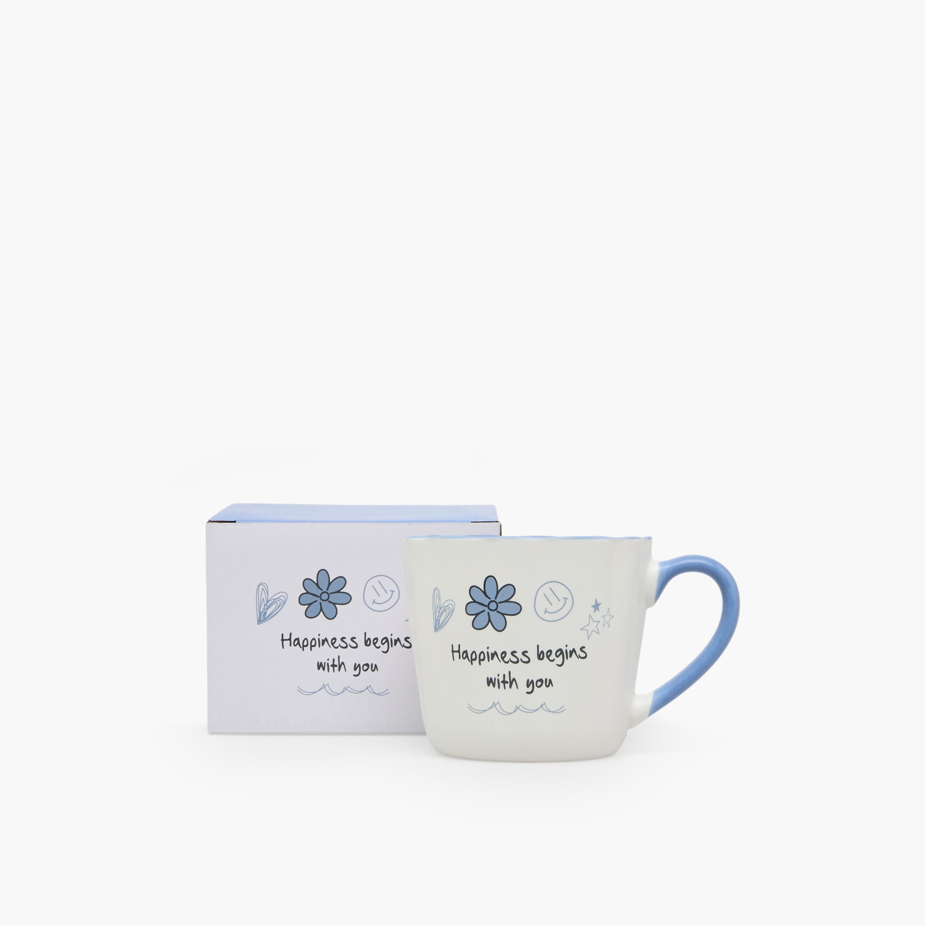 Slogan Print Bone China Mug - 370 ml-household-dining-teaandcoffee-mugsandcups-image-1