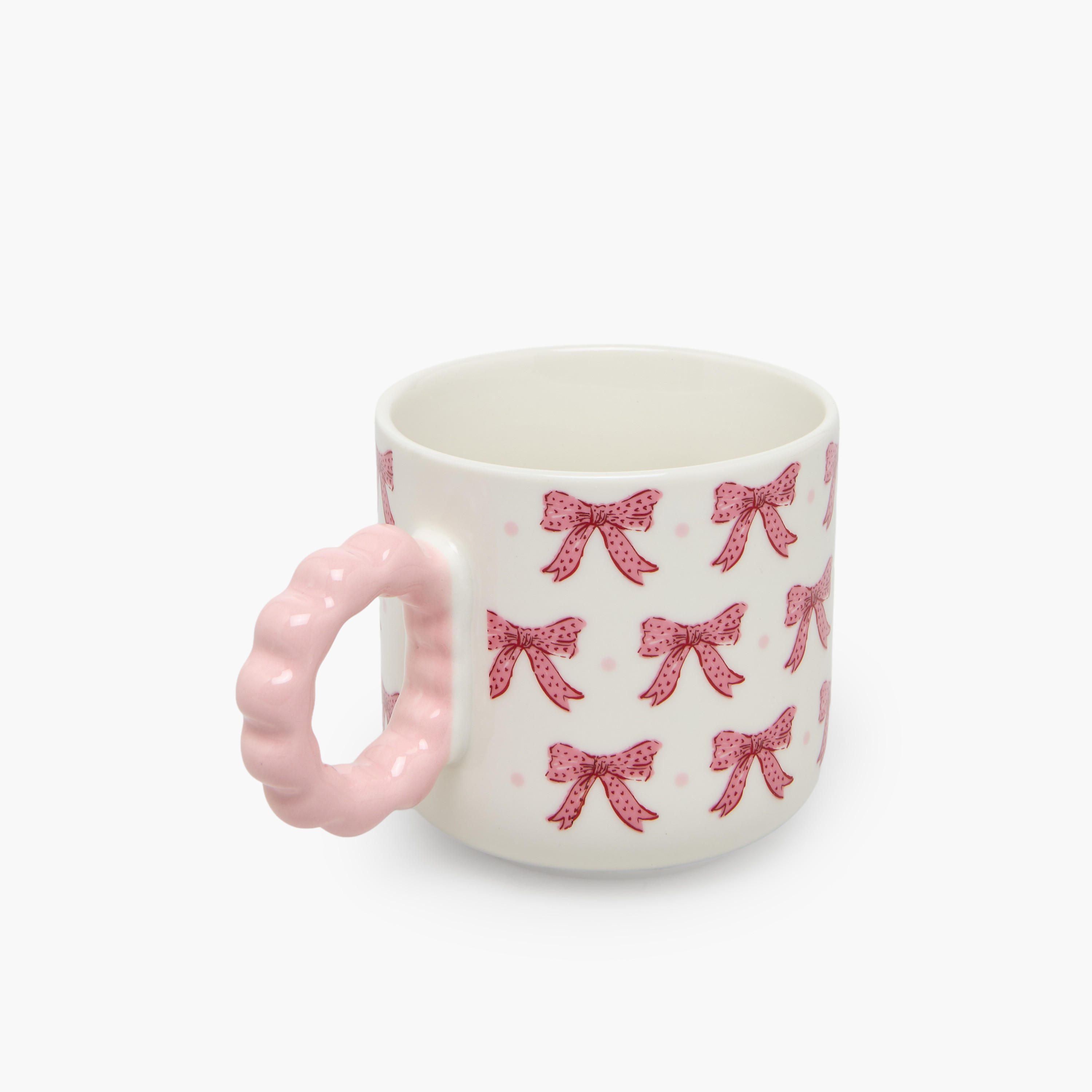 Bow Print New Bone China Mug with Handle - 325 ml-household-dining-teaandcoffee-mugsandcups-image-4