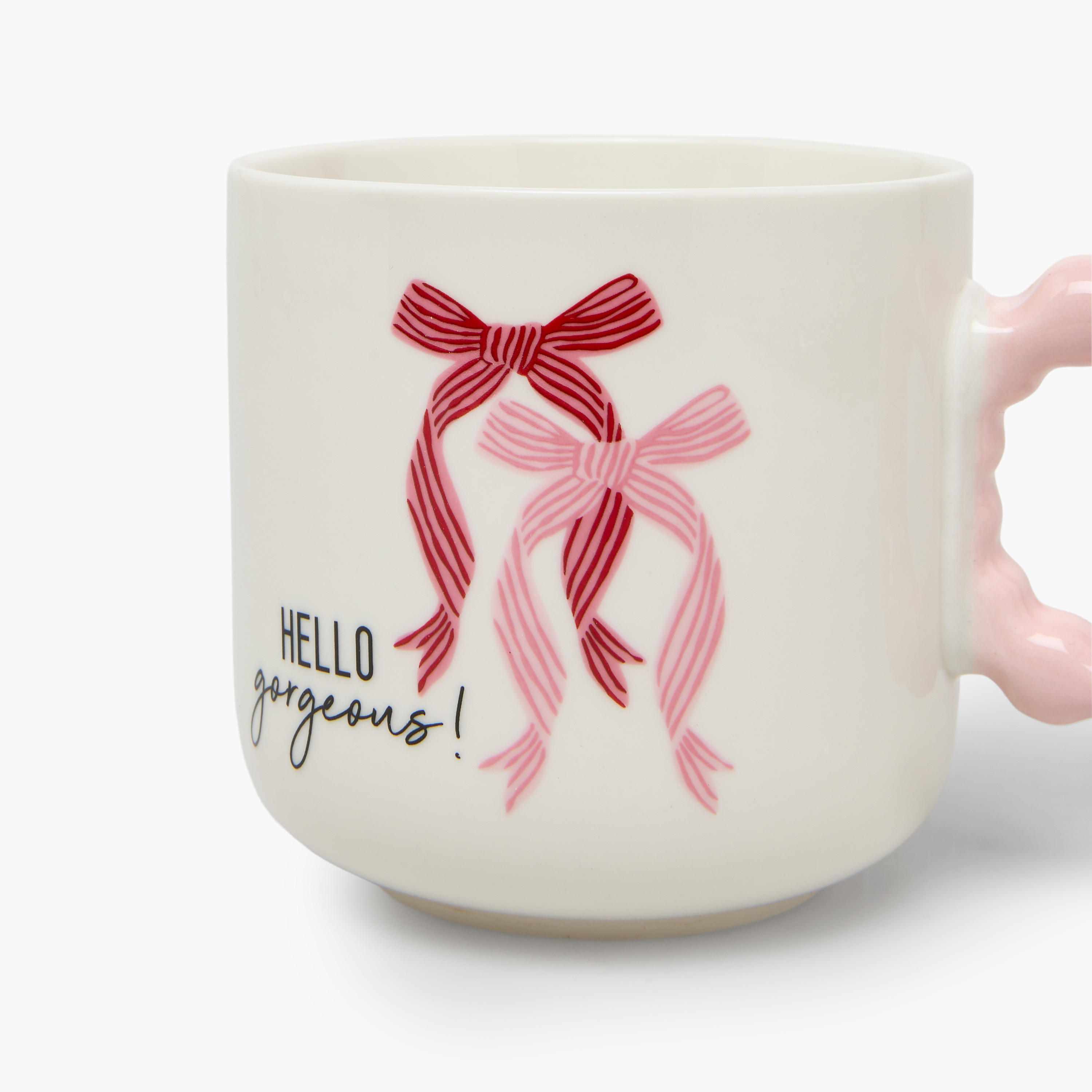 Bow Print New Bone China Mug with Handle - 325 ml-household-dining-teaandcoffee-mugsandcups-image-2
