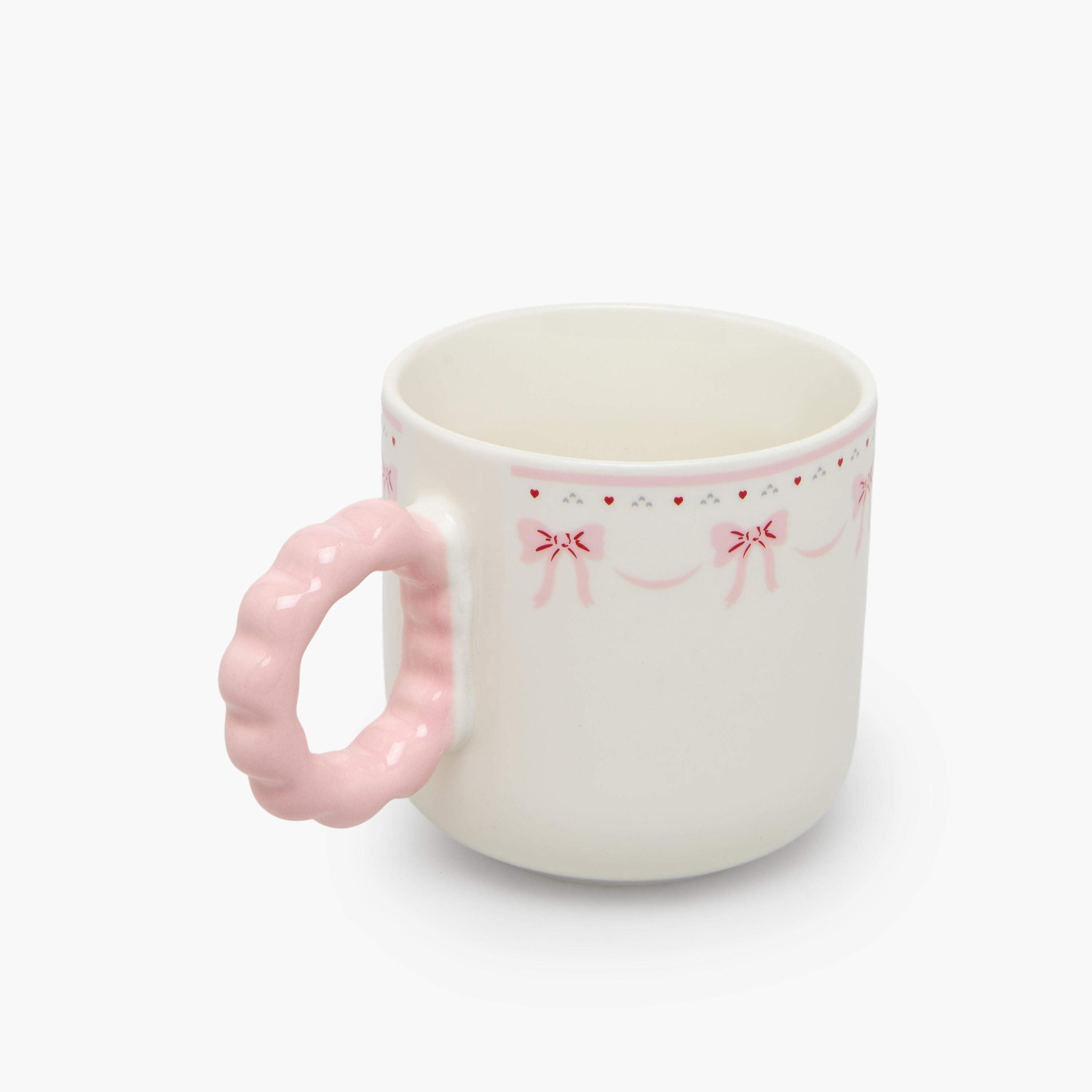 Bow Print New Bone China Mug with Handle - 325 ml-household-dining-teaandcoffee-mugsandcups-image-4