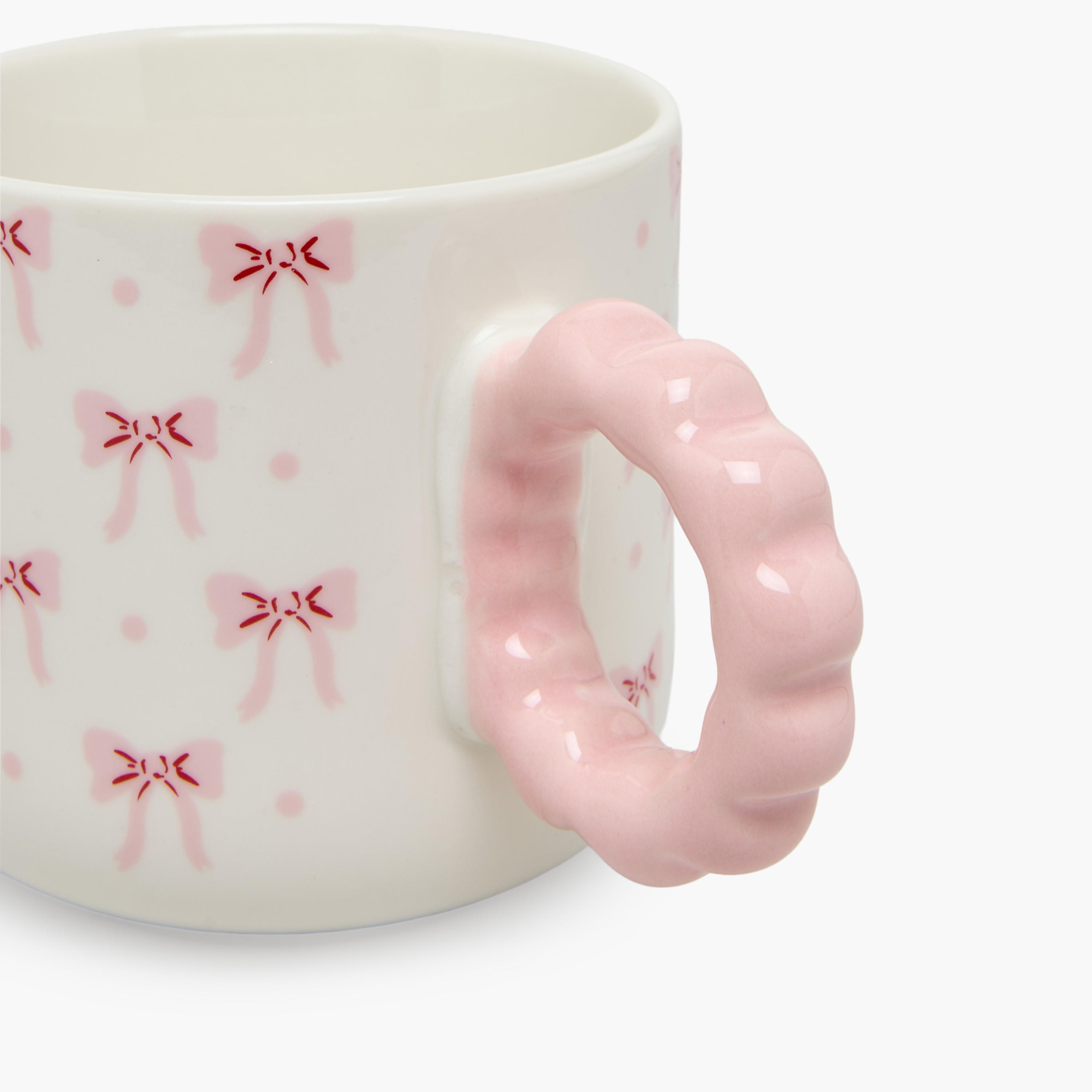 Bow Print New Bone China Mug with Handle - 325 ml-household-dining-teaandcoffee-mugsandcups-image-3