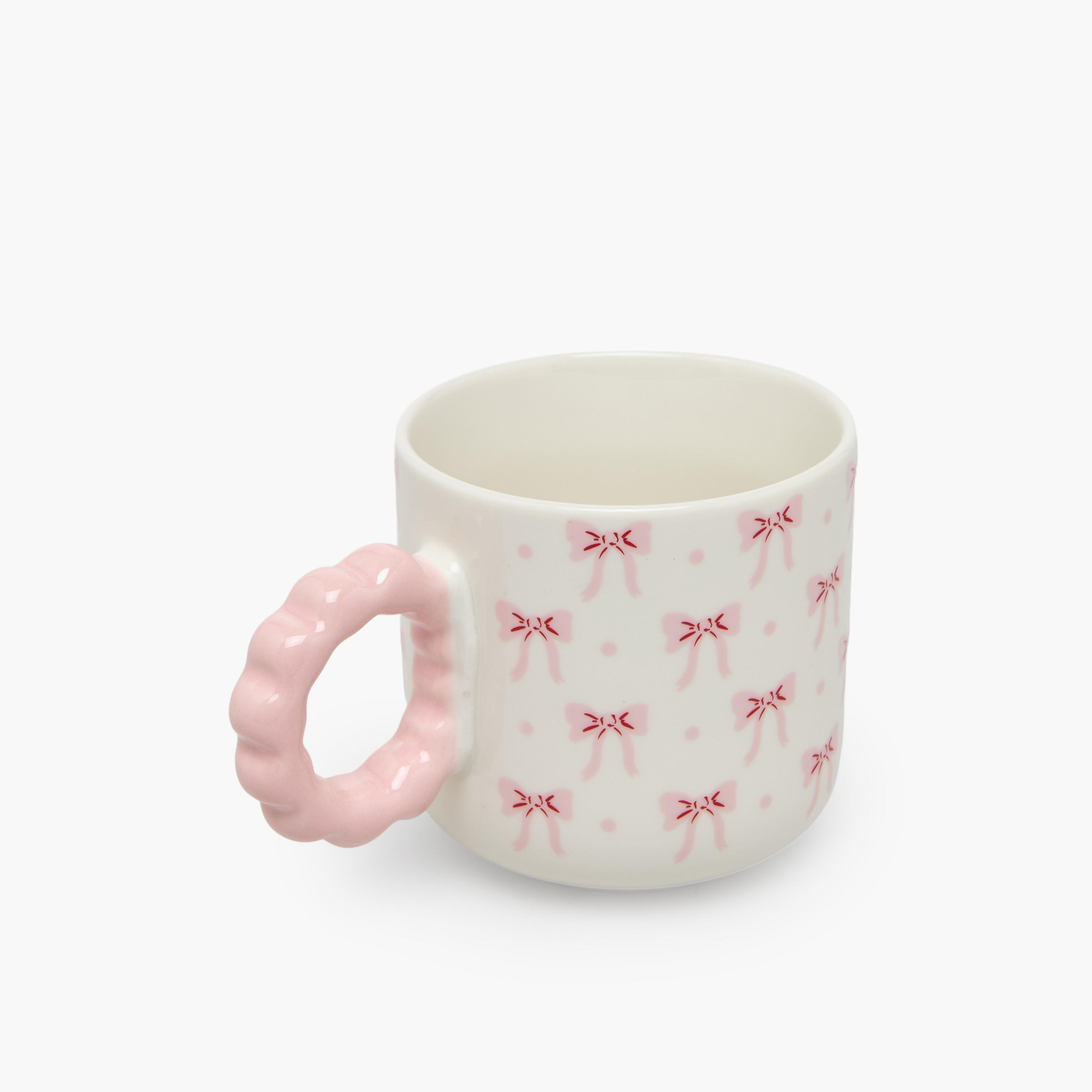 Bow Print New Bone China Mug with Handle - 325 ml-household-dining-teaandcoffee-mugsandcups-image-5