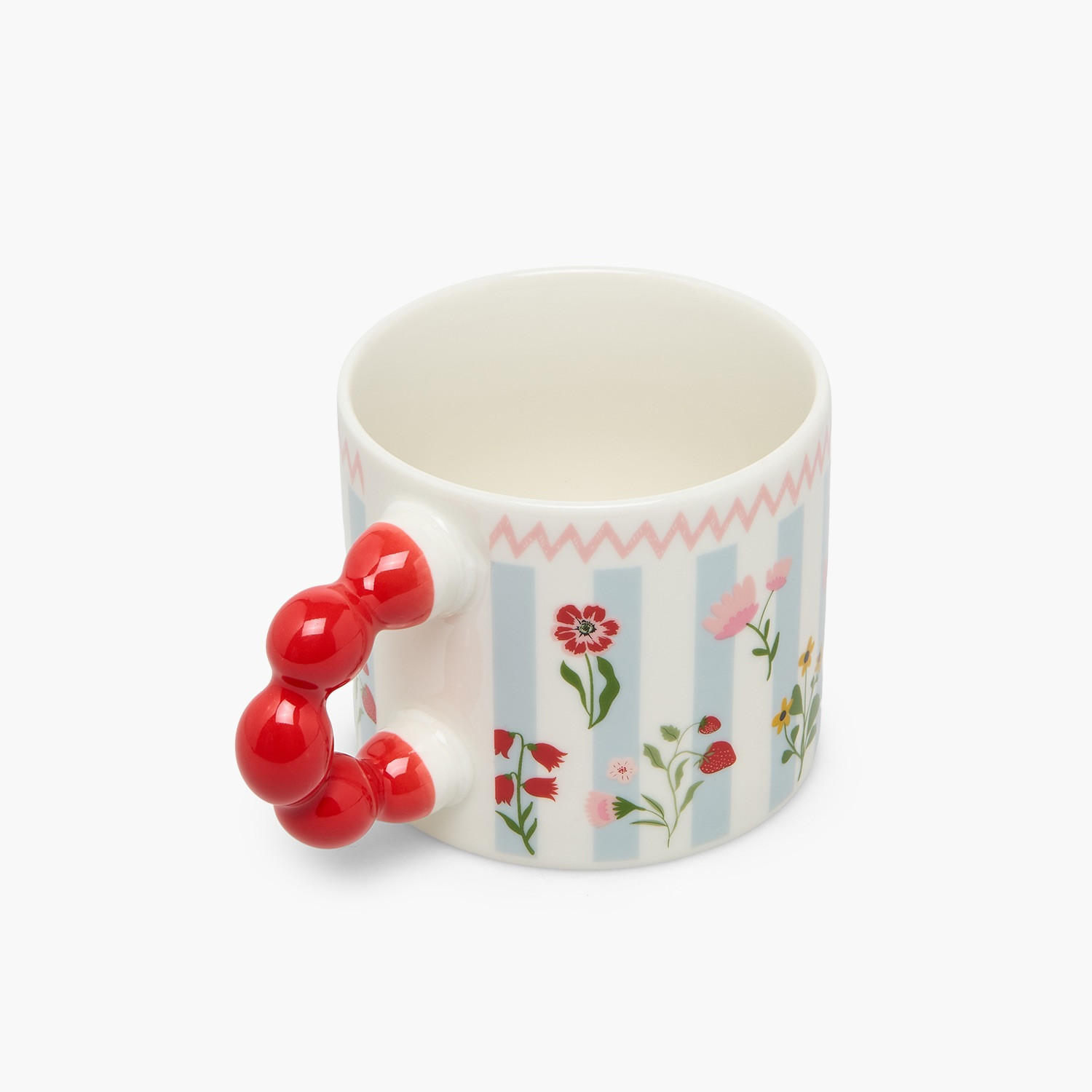 Floral Print New Bone China Mug with Handle - 355 ml-household-dining-teaandcoffee-mugsandcups-image-2