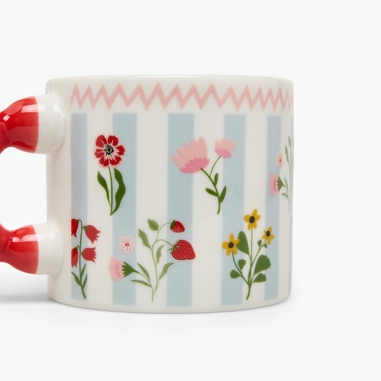 Floral Print New Bone China Mug with Handle - 355 ml-household-dining-teaandcoffee-mugsandcups-image-4