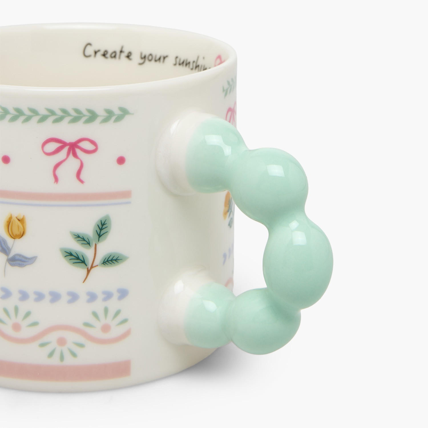 Floral Print New Bone China Mug with Handle - 355 ml-household-dining-teaandcoffee-mugsandcups-image-5