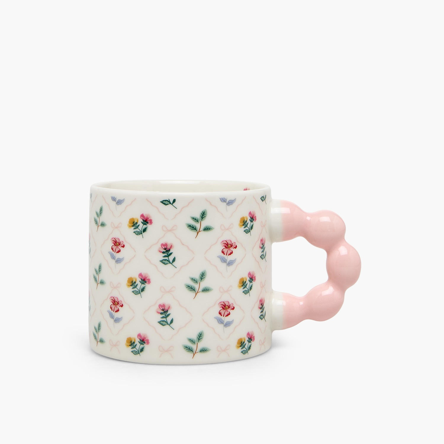 Floral Print New Bone China Mug with Handle - 355 ml-household-dining-teaandcoffee-mugsandcups-image-3