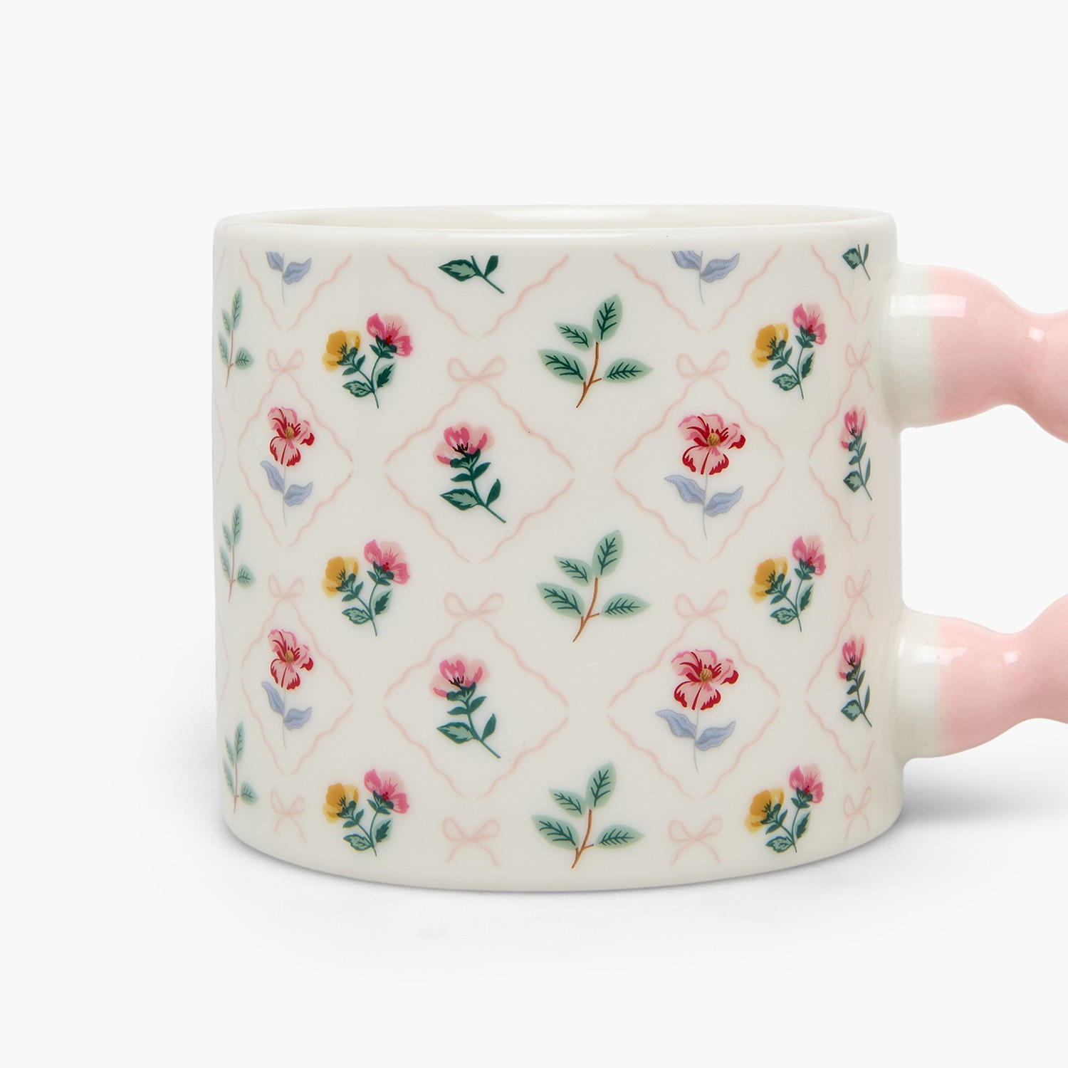Floral Print New Bone China Mug with Handle - 355 ml-household-dining-teaandcoffee-mugsandcups-image-6