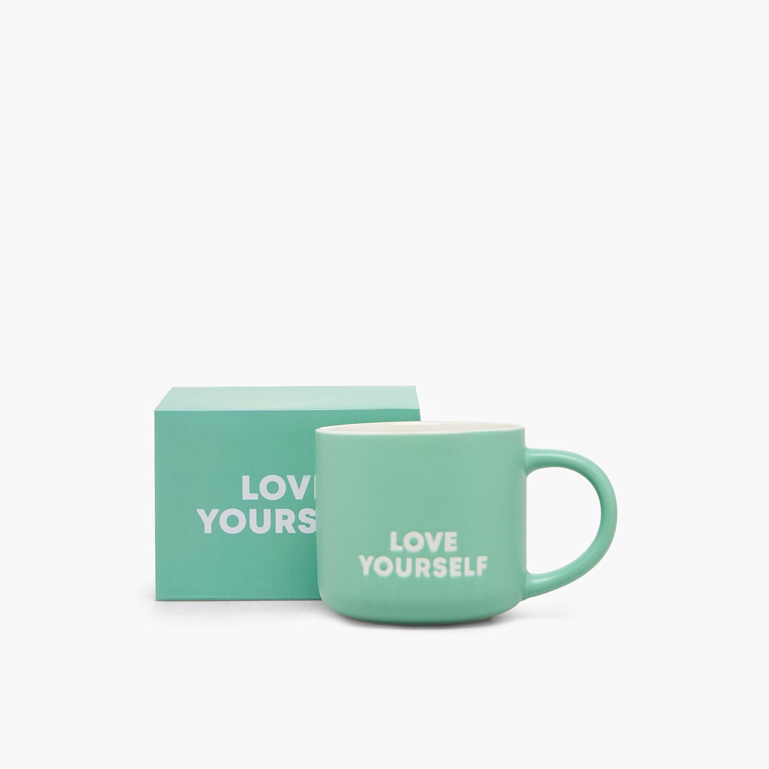 Love Yourself Print Bone China Mug with Handle - 340 ml-household-dining-teaandcoffee-mugsandcups-image-1