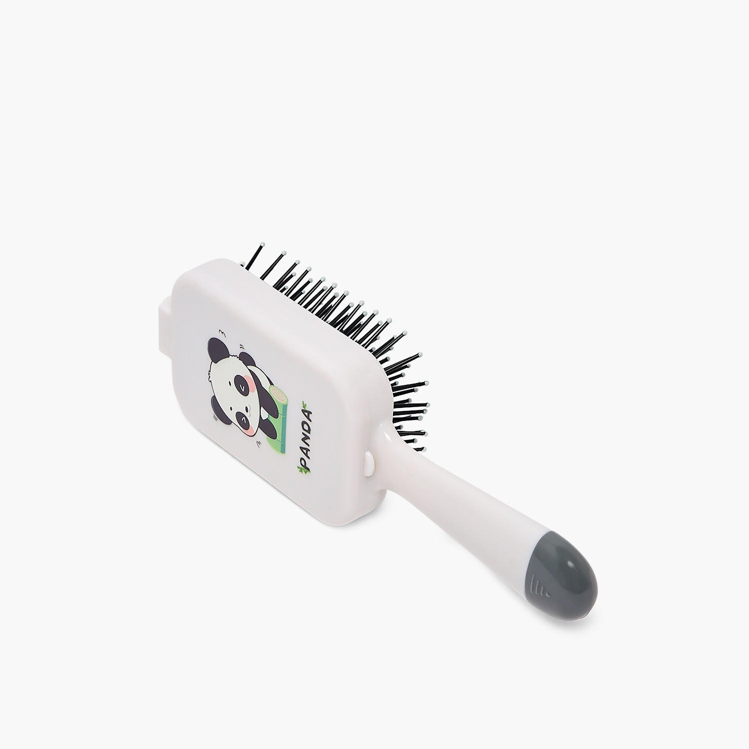 Findz Panda Print Foldable Hairbrush with Mirror-women-hairaccessories-brushesandcombs-image-1