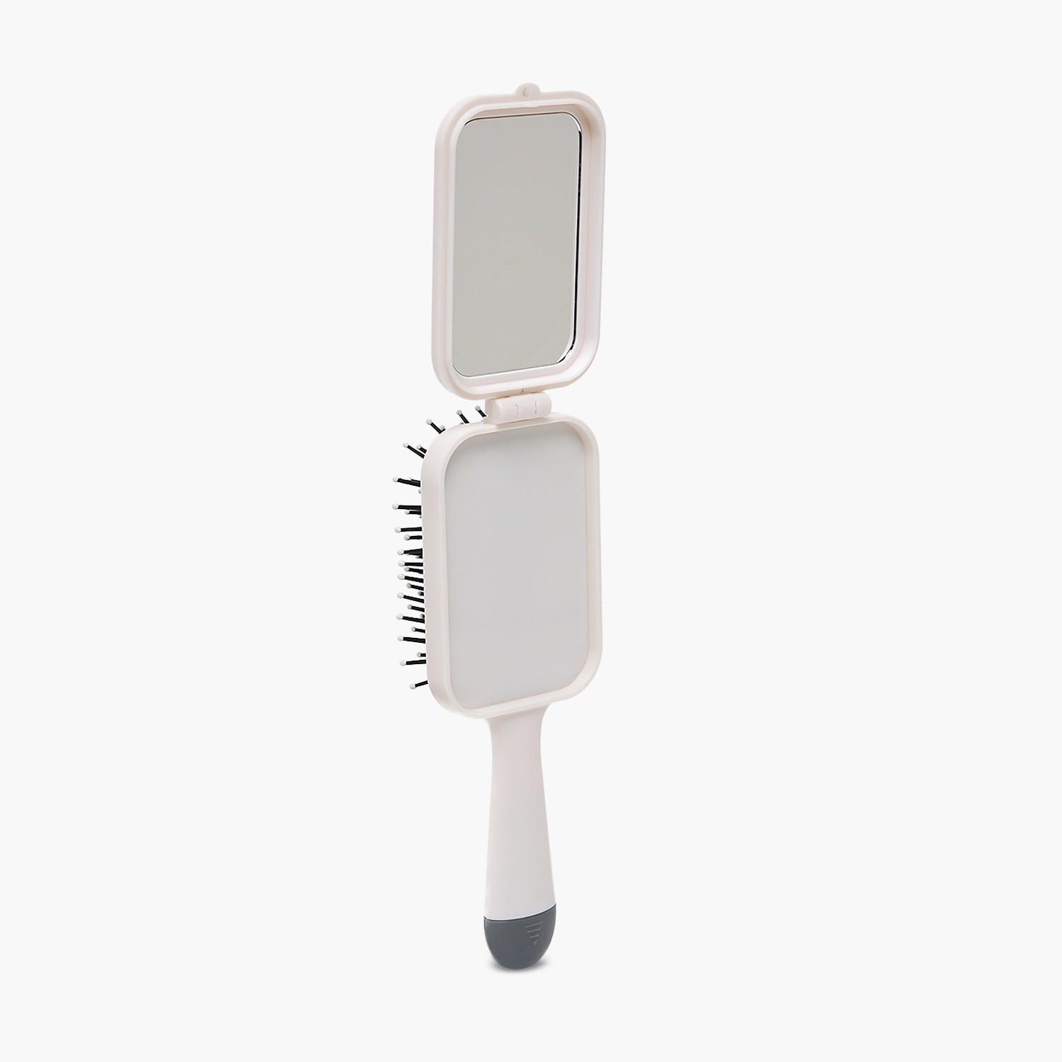 Findz Panda Print Foldable Hairbrush with Mirror-women-hairaccessories-brushesandcombs-image-2