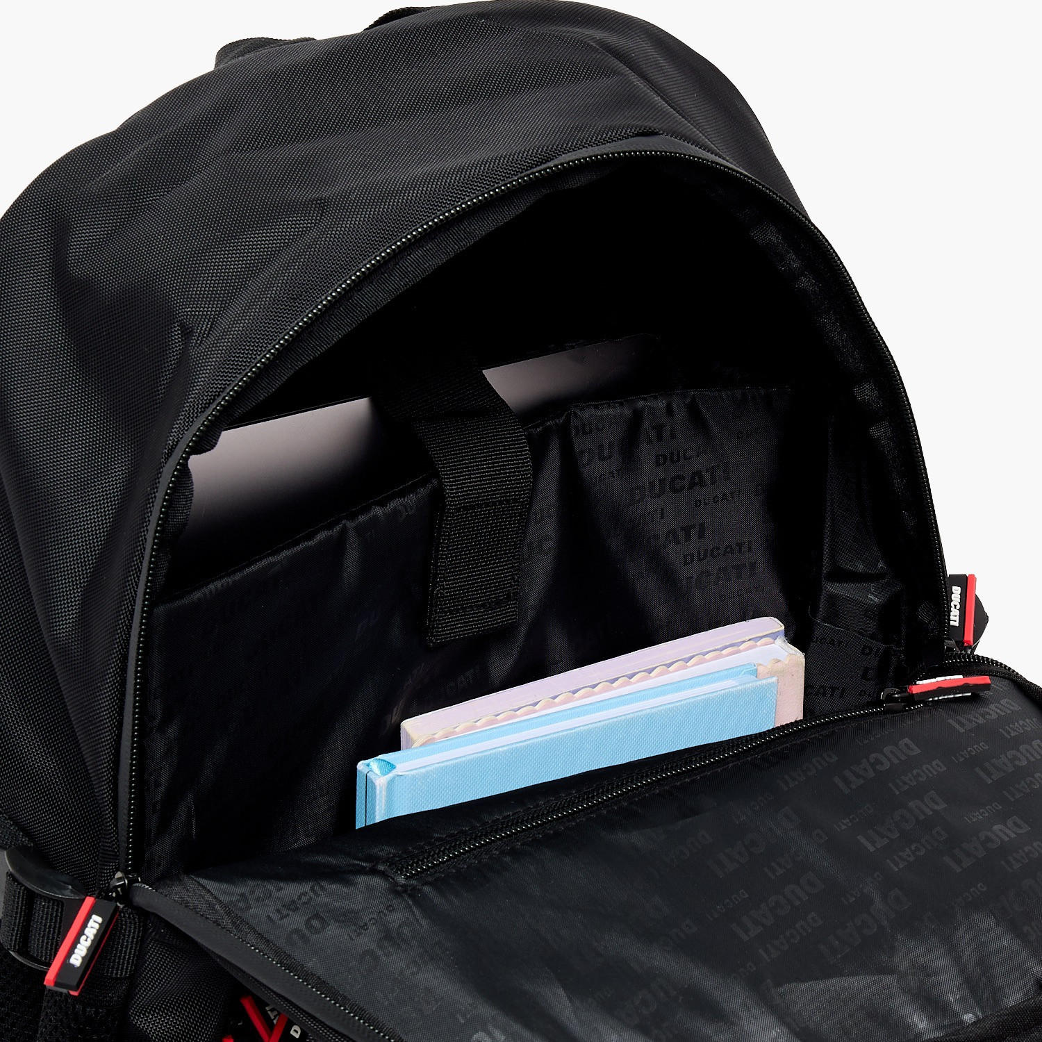 Ducati Colourblock Backpack for Boys 8-13 Years with Adjustable Shoulder Straps - 18 inches-school-bagsandbackpacks-backpacks-image-6