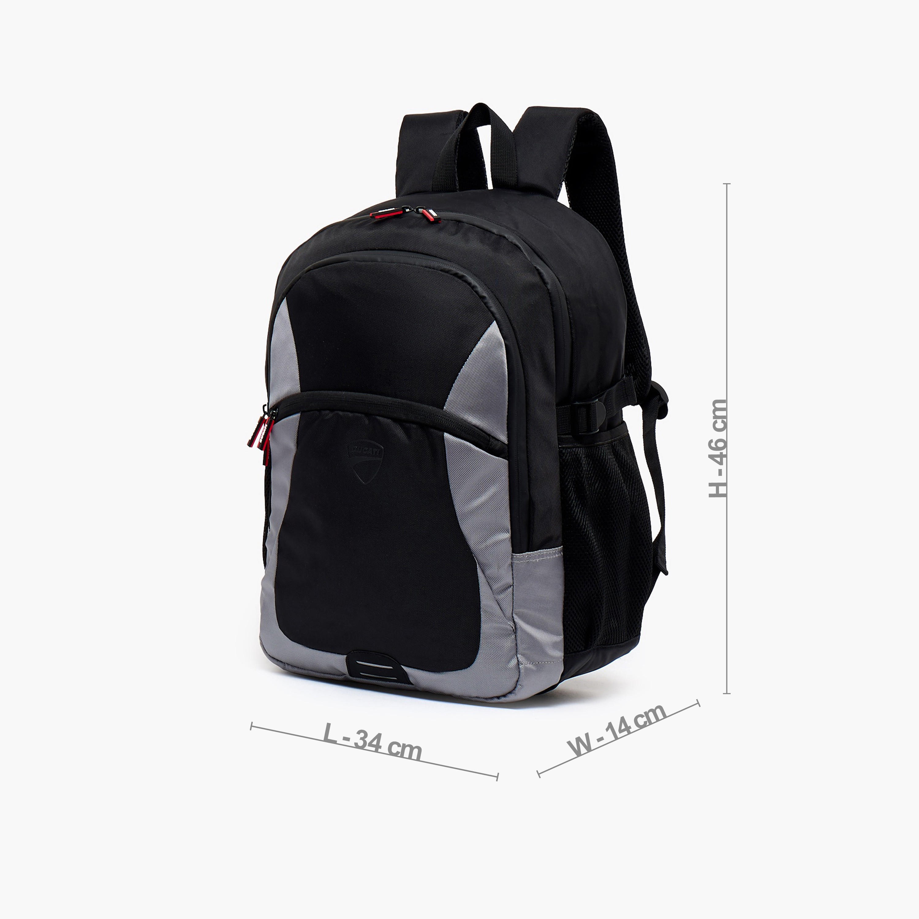 Ducati Colourblock Backpack for Boys 8-13 Years with Adjustable Shoulder Straps - 18 inches-school-bagsandbackpacks-backpacks-image-7