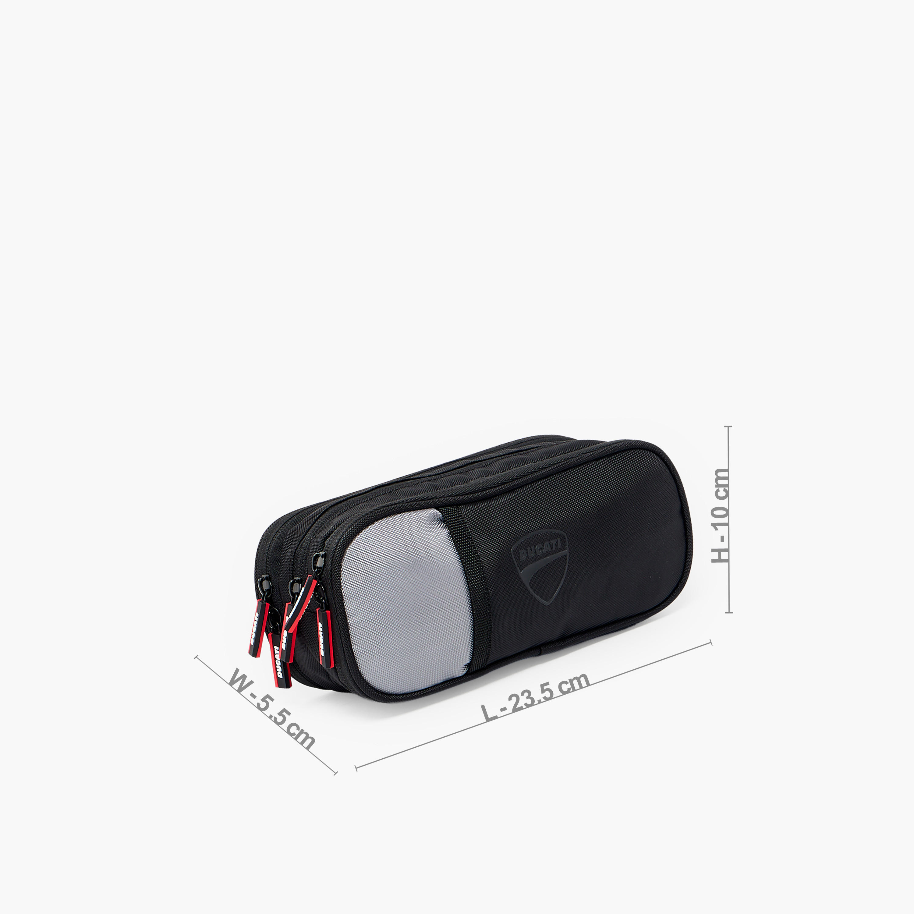 Ducati Colourblock Pencil Pouch with 3 Compartments-school-stationery-pencilcases-image-4