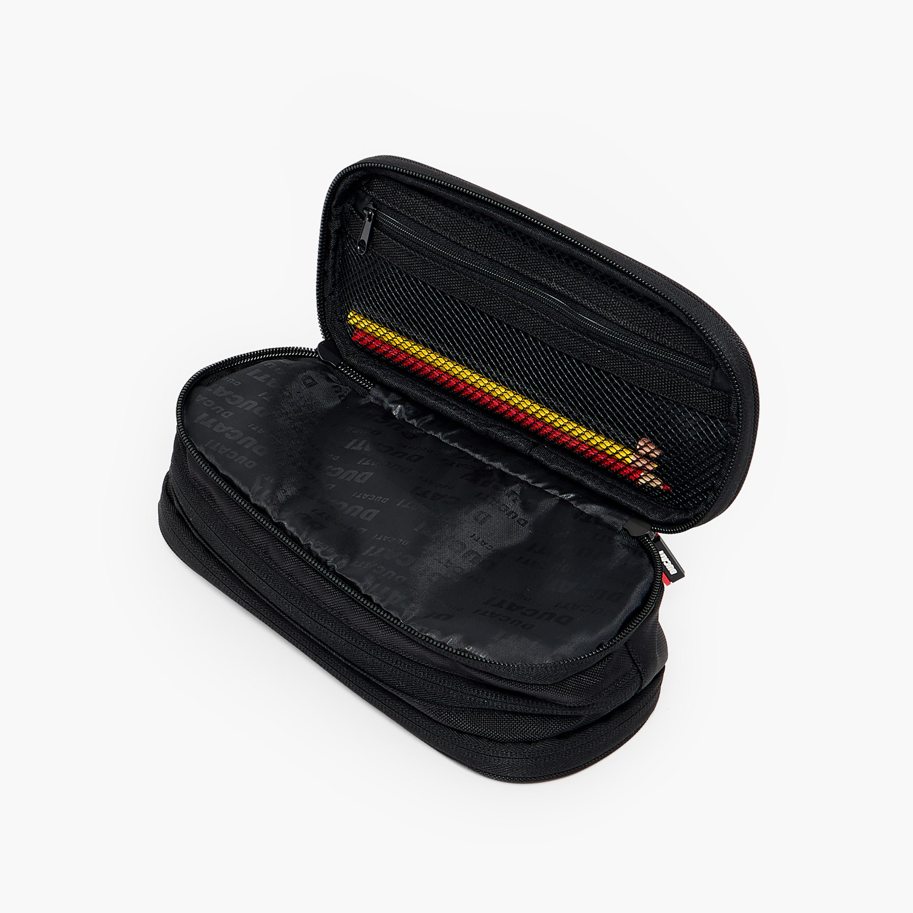 Ducati Colourblock Pencil Pouch with 3 Compartments-school-stationery-pencilcases-image-9