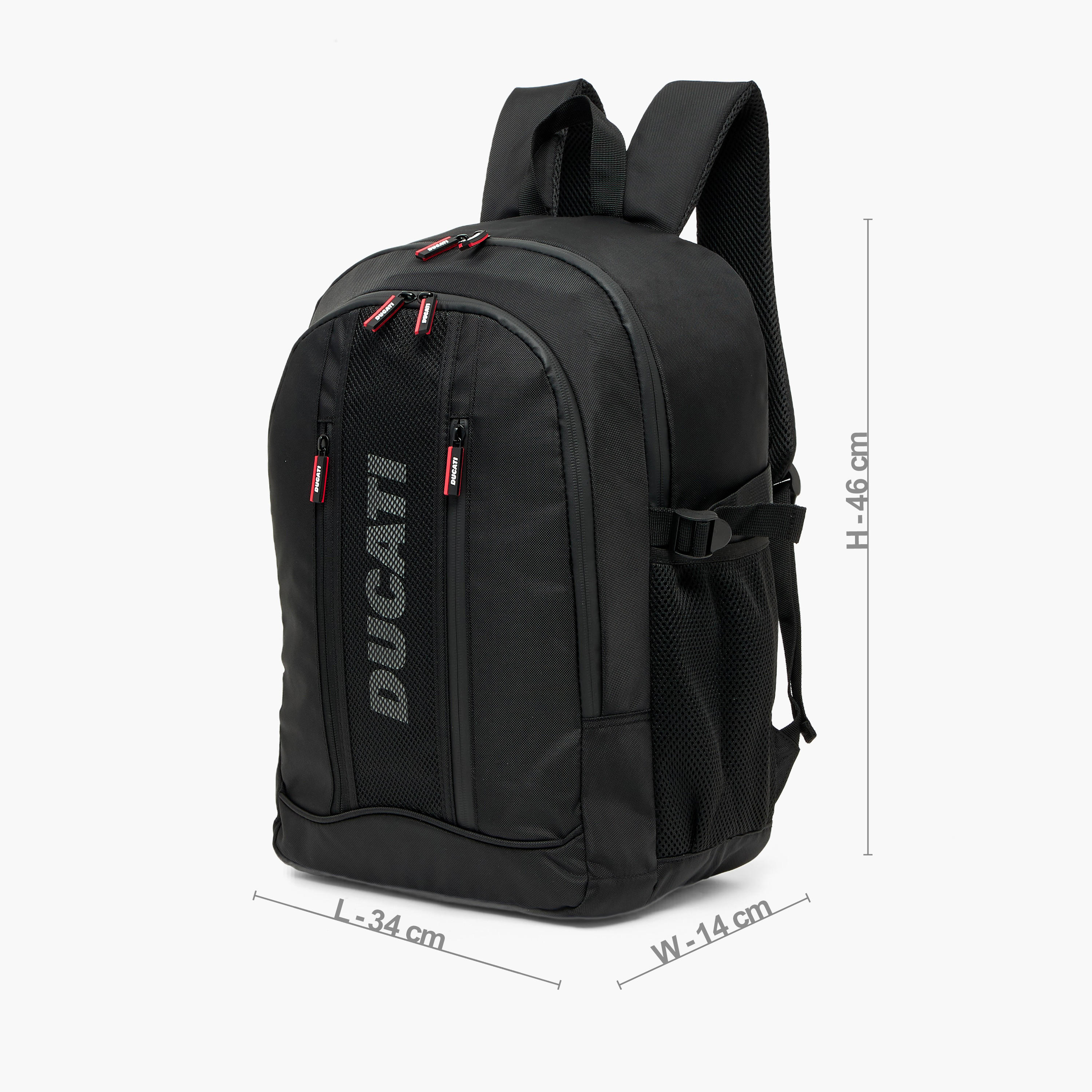شنطة ظهر بطبعات شعار وأحزمة كتف مبطنة للأولاد 8 - 13 سنة من دوكاتي - 18 بوصة-school-bagsandbackpacks-backpacks-image-7