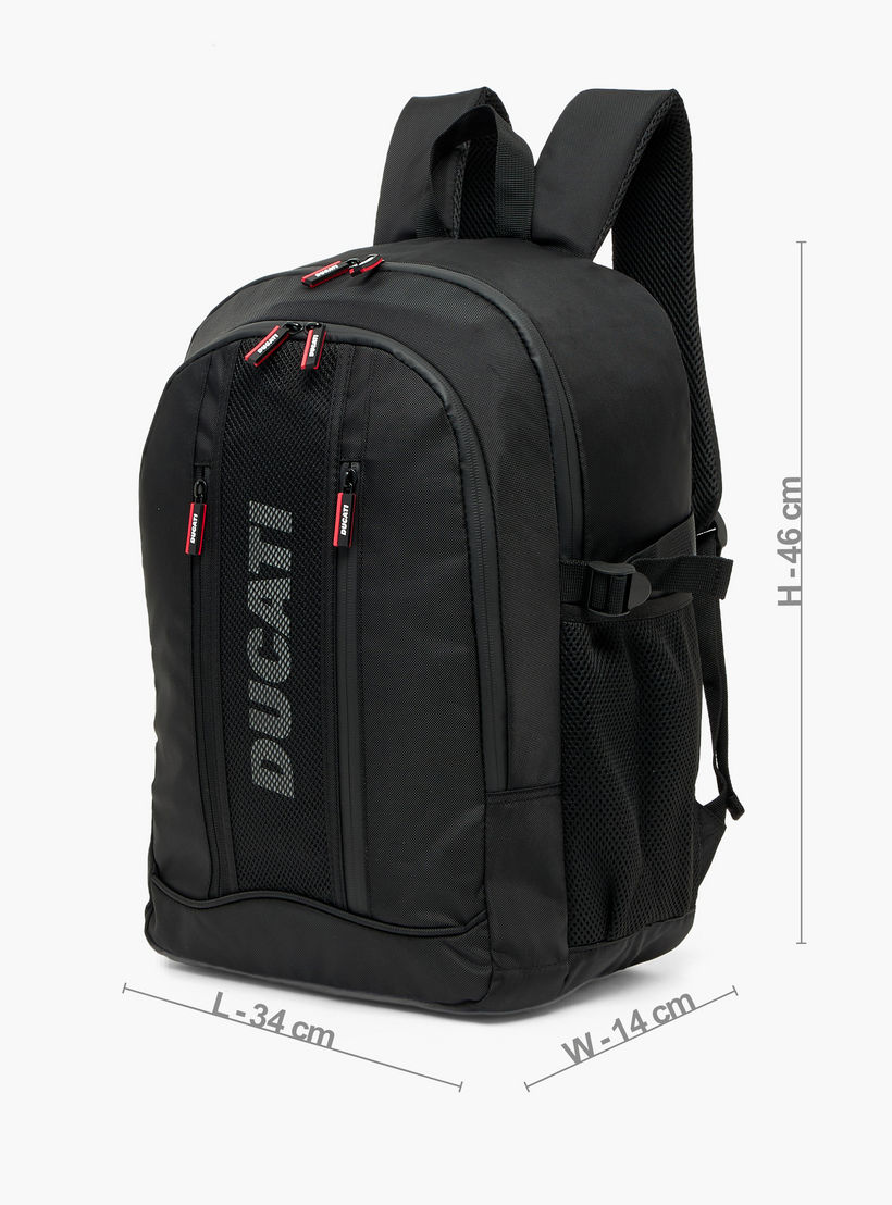 شنطة ظهر بطبعات شعار وأحزمة كتف مبطنة للأولاد 8 - 13 سنة من دوكاتي - 18 بوصة-school-bagsandbackpacks-backpacks-image-7