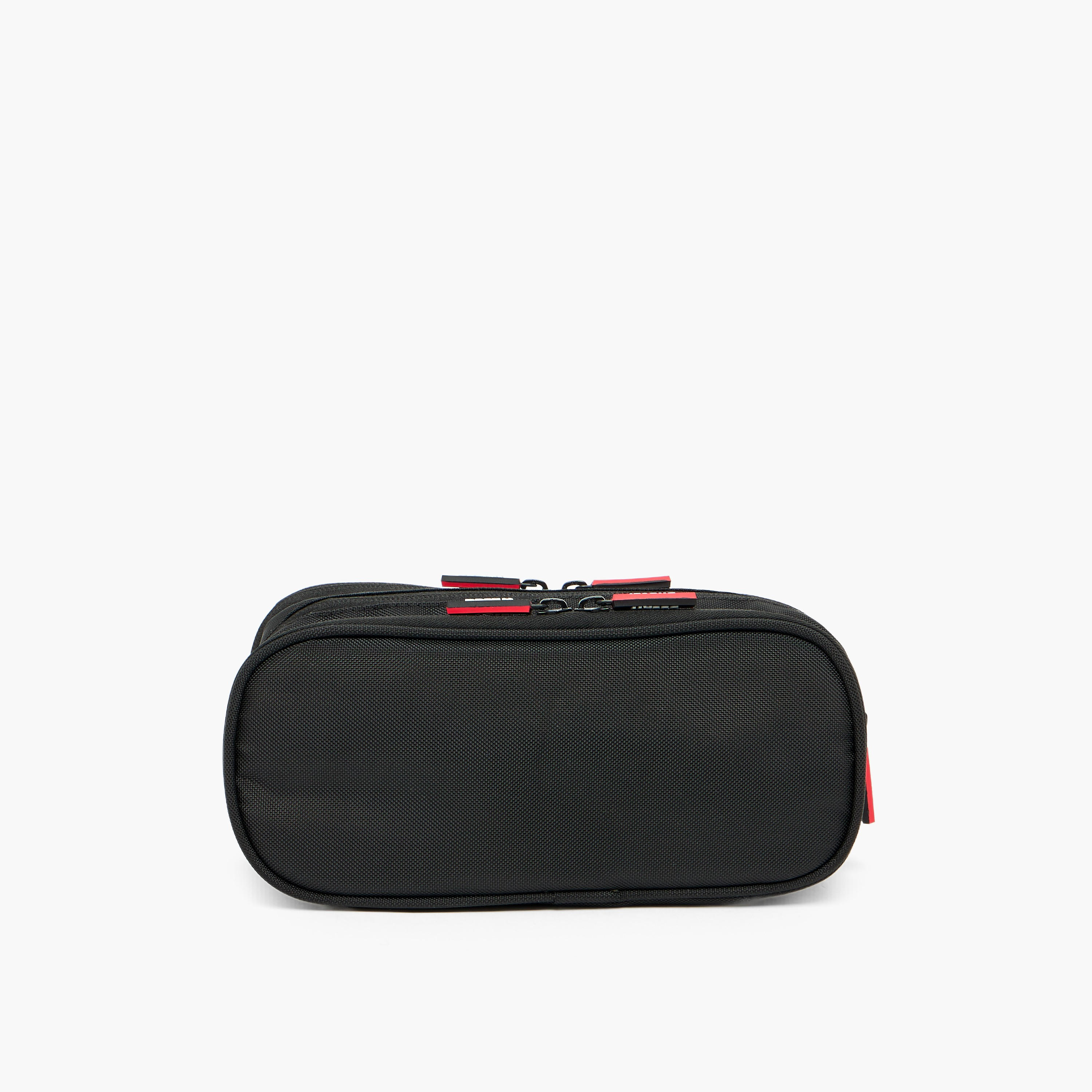 Ducati Logo Print Pencil Pouch with 3 Compartments-school-stationery-pencilcases-image-5