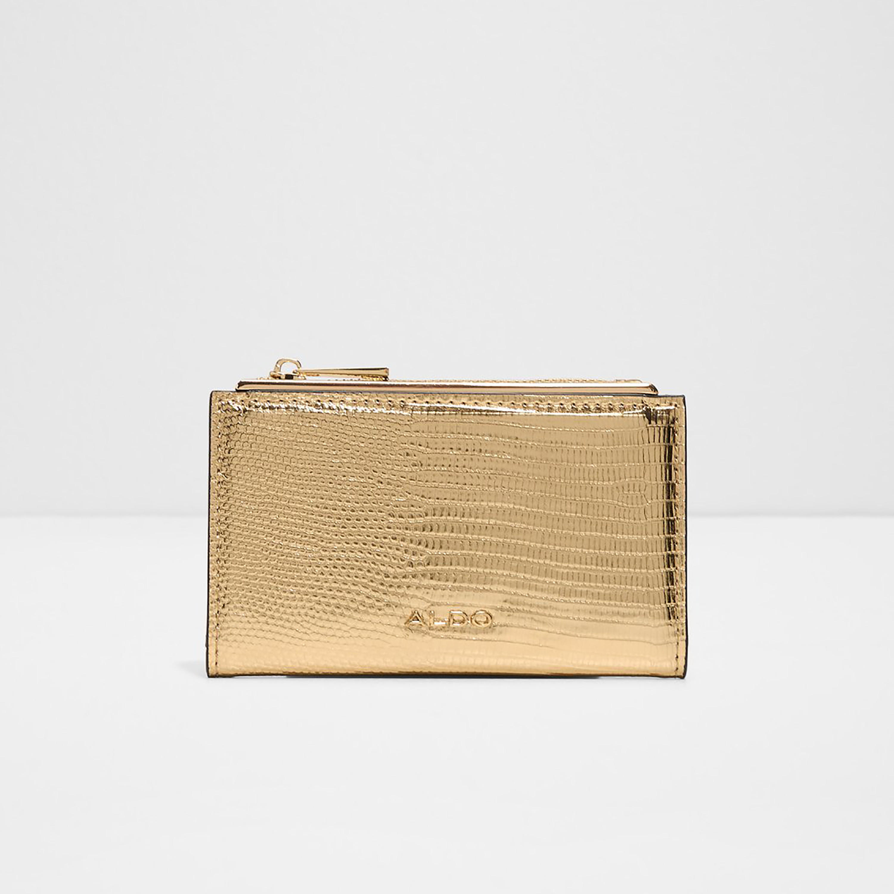 Aldo Mereclya Textured Cardholder with Snap Button-women-bagsandwallets-wallets-image-1