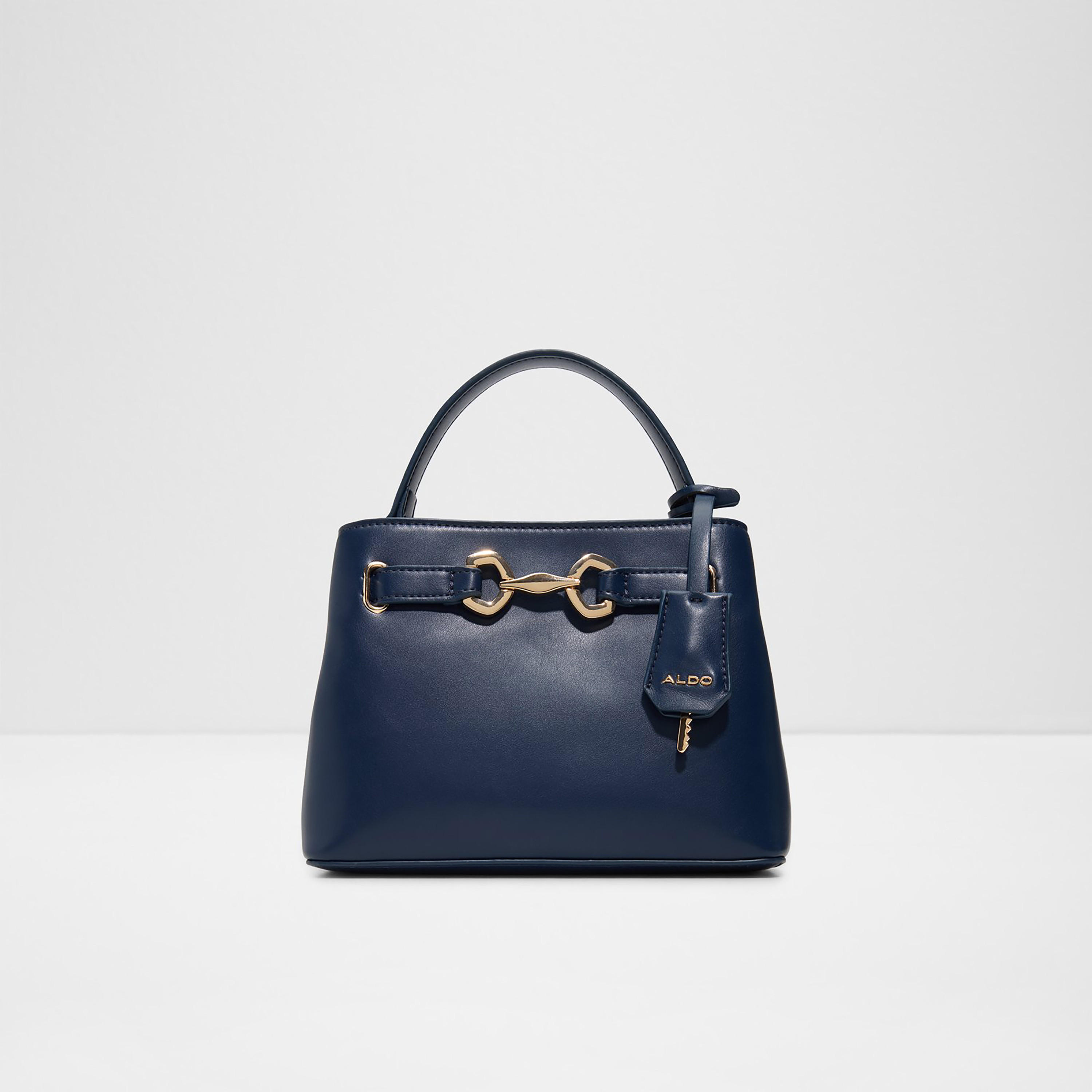 Aldo Plain Single Handle Satchel Bag with Magnetic Closure & Adjustable Strap-women-bagsandwallets-handbags-image-1