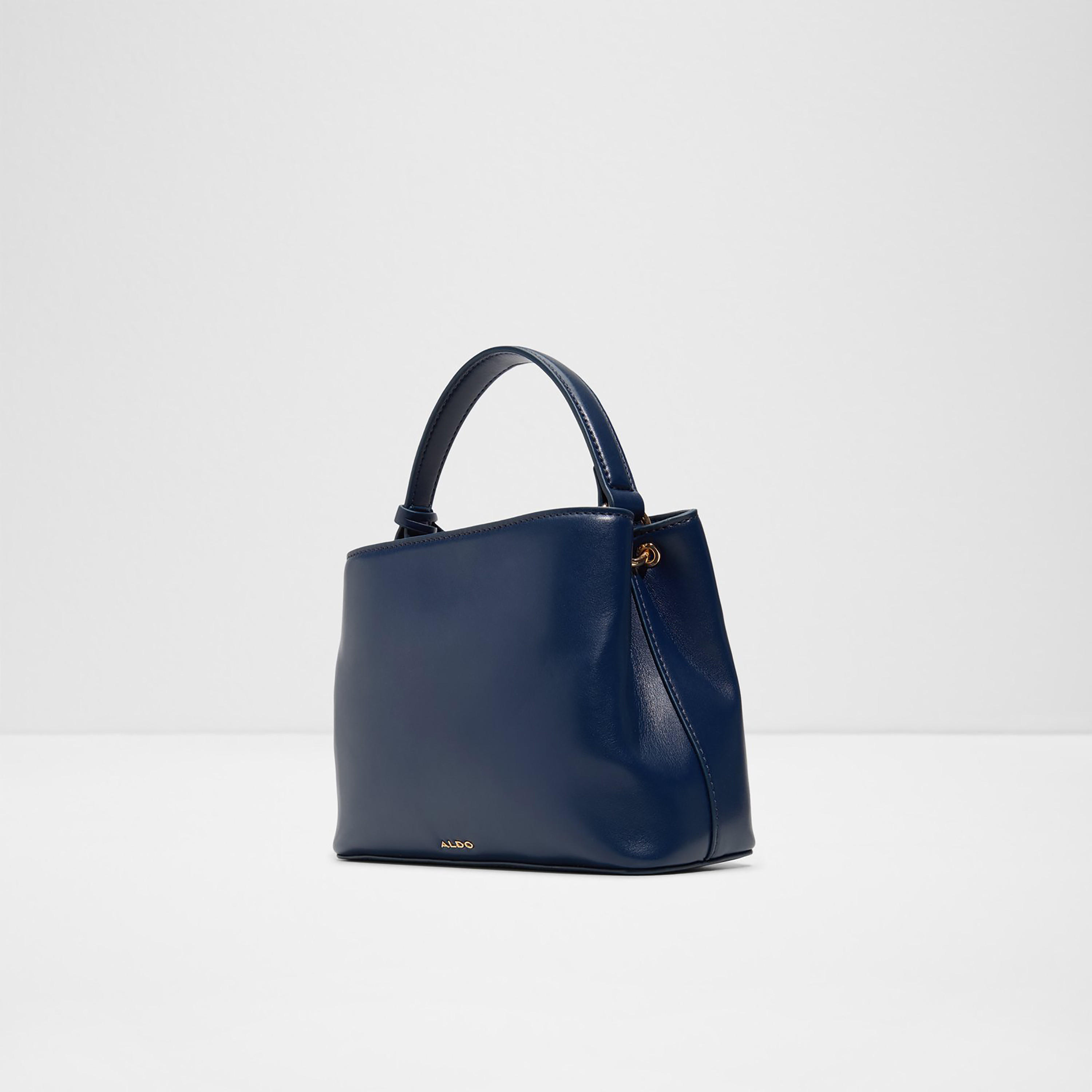 Aldo Plain Single Handle Satchel Bag with Magnetic Closure & Adjustable Strap-women-bagsandwallets-handbags-image-2