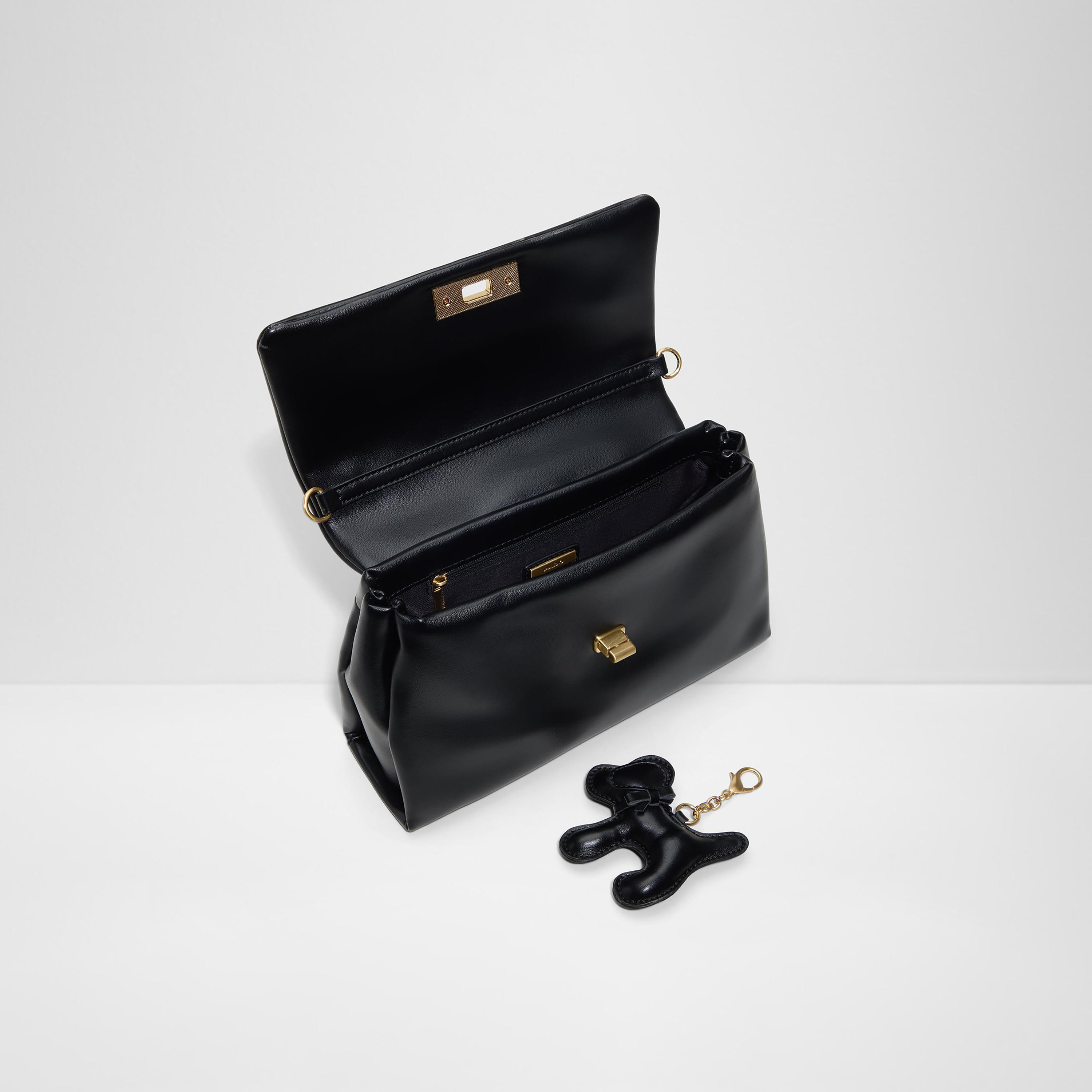 Aldo Kate Plain Crossbody Bag with Twist Lock and Detachable Strap-women-bagsandwallets-handbags-image-3