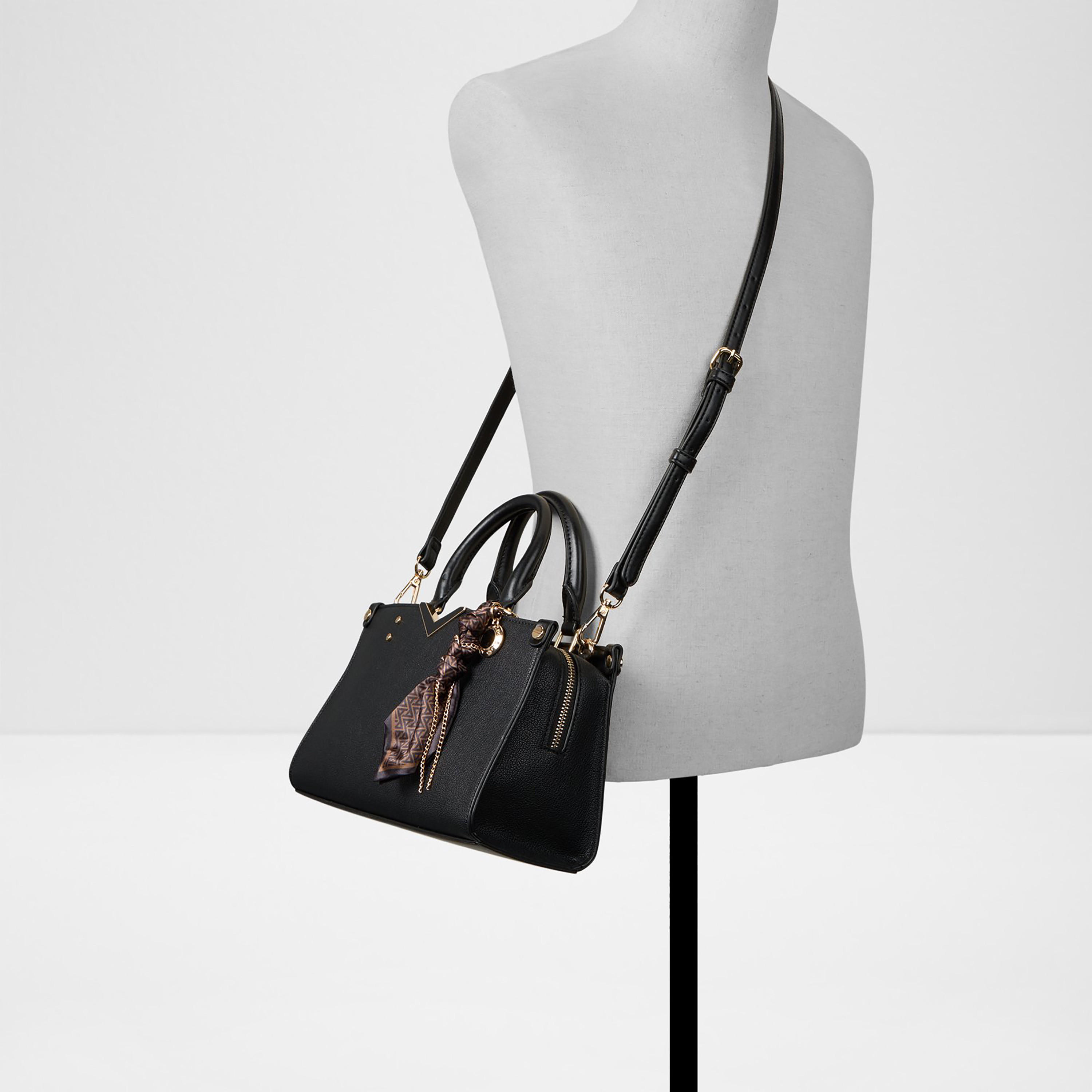 Aldo Valerrya Textured Double Handle Satchel Bag with Zip Closure & Adjustable Strap-women-bagsandwallets-handbags-image-4