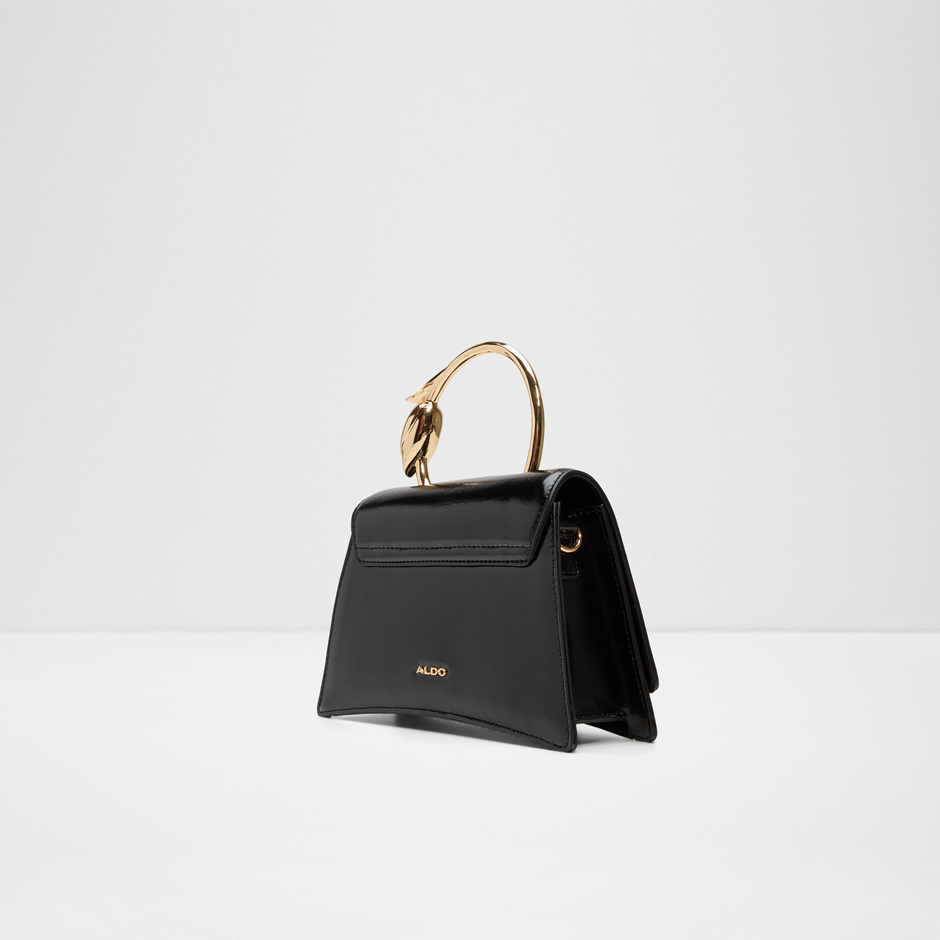 Aldo Desertrose Plain Top Handle Clutch with Flap Closure & Adjustable Chain Strap-women-bagsandwallets-handbags-image-2