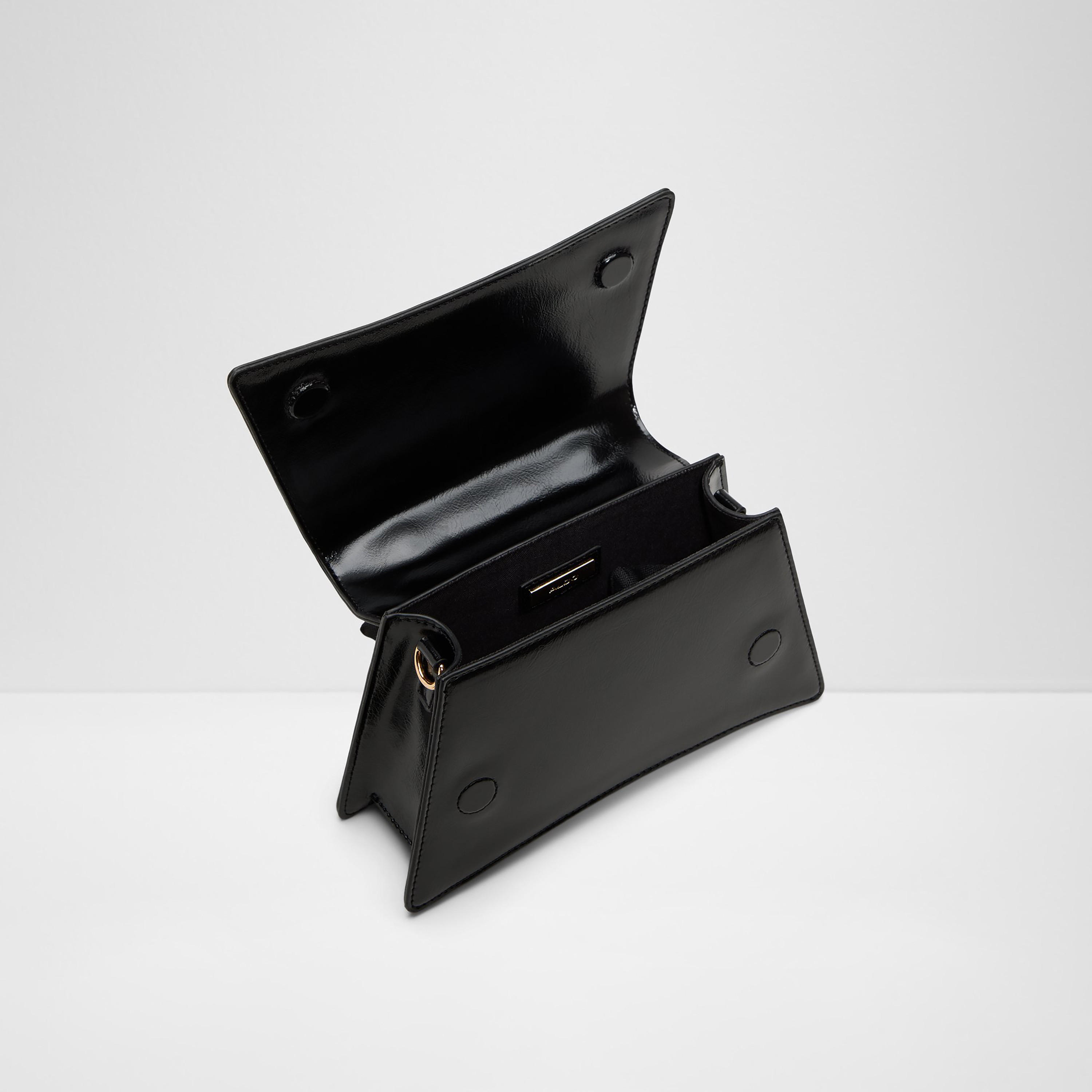 Aldo Desertrose Plain Top Handle Clutch with Flap Closure & Adjustable Chain Strap-women-bagsandwallets-handbags-image-3