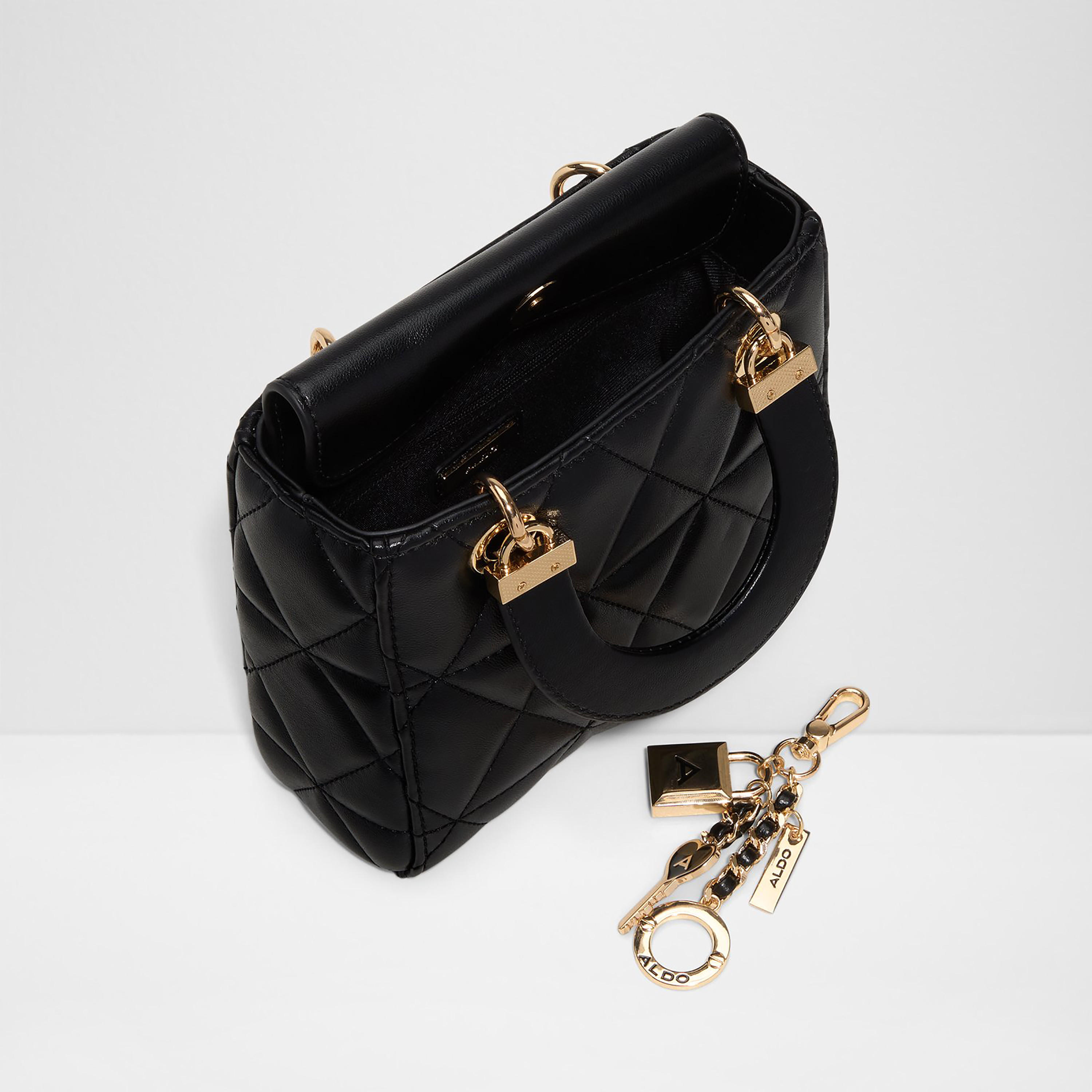 Aldo Florense Quilted Double Handle Handheld Bag with Magnetic Closure & Adjustable Strap-women-bagsandwallets-handbags-image-3
