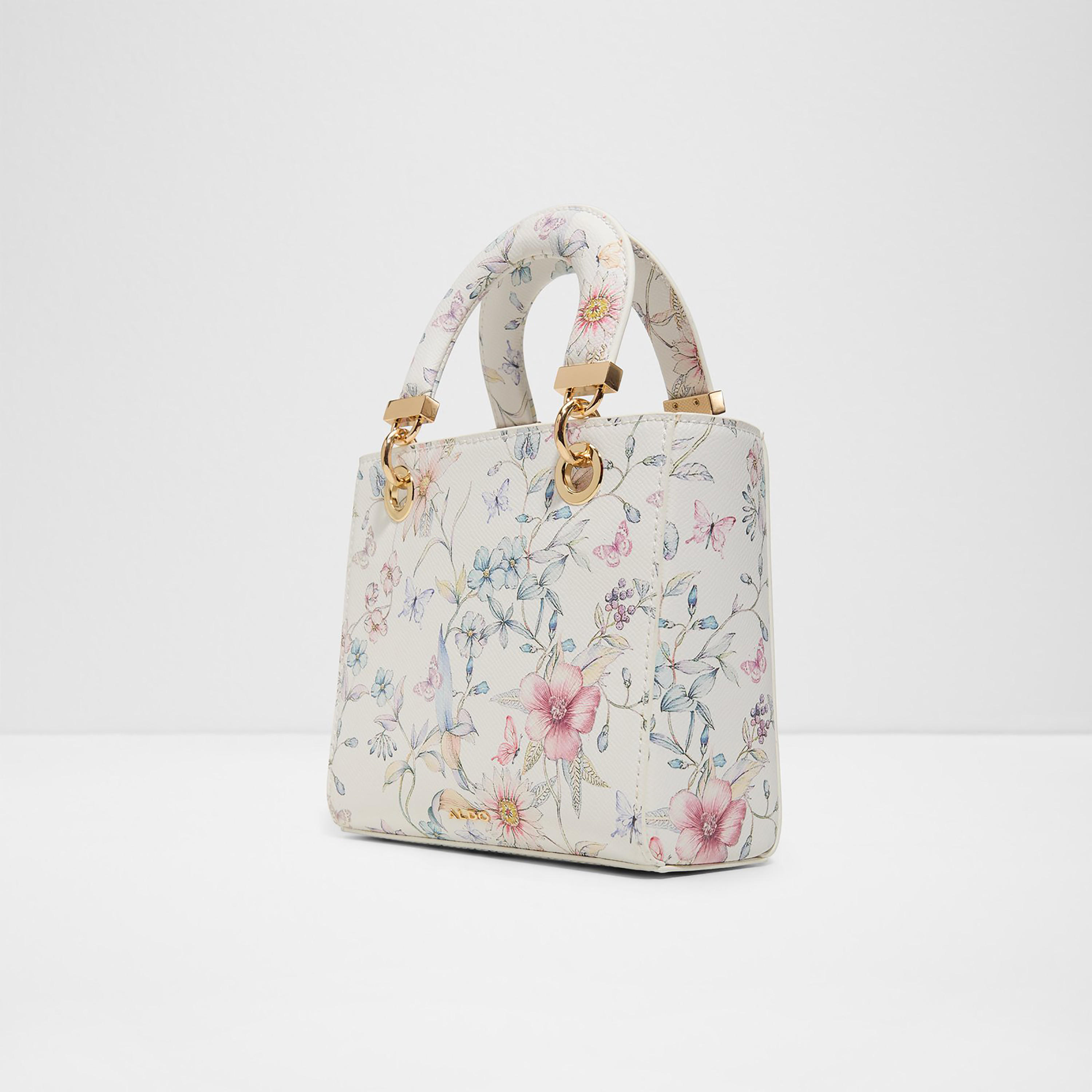 Aldo Florense Floral Printed Double Handle Handheld Bag with Magnetic Closure & Strap-women-bagsandwallets-handbags-image-2