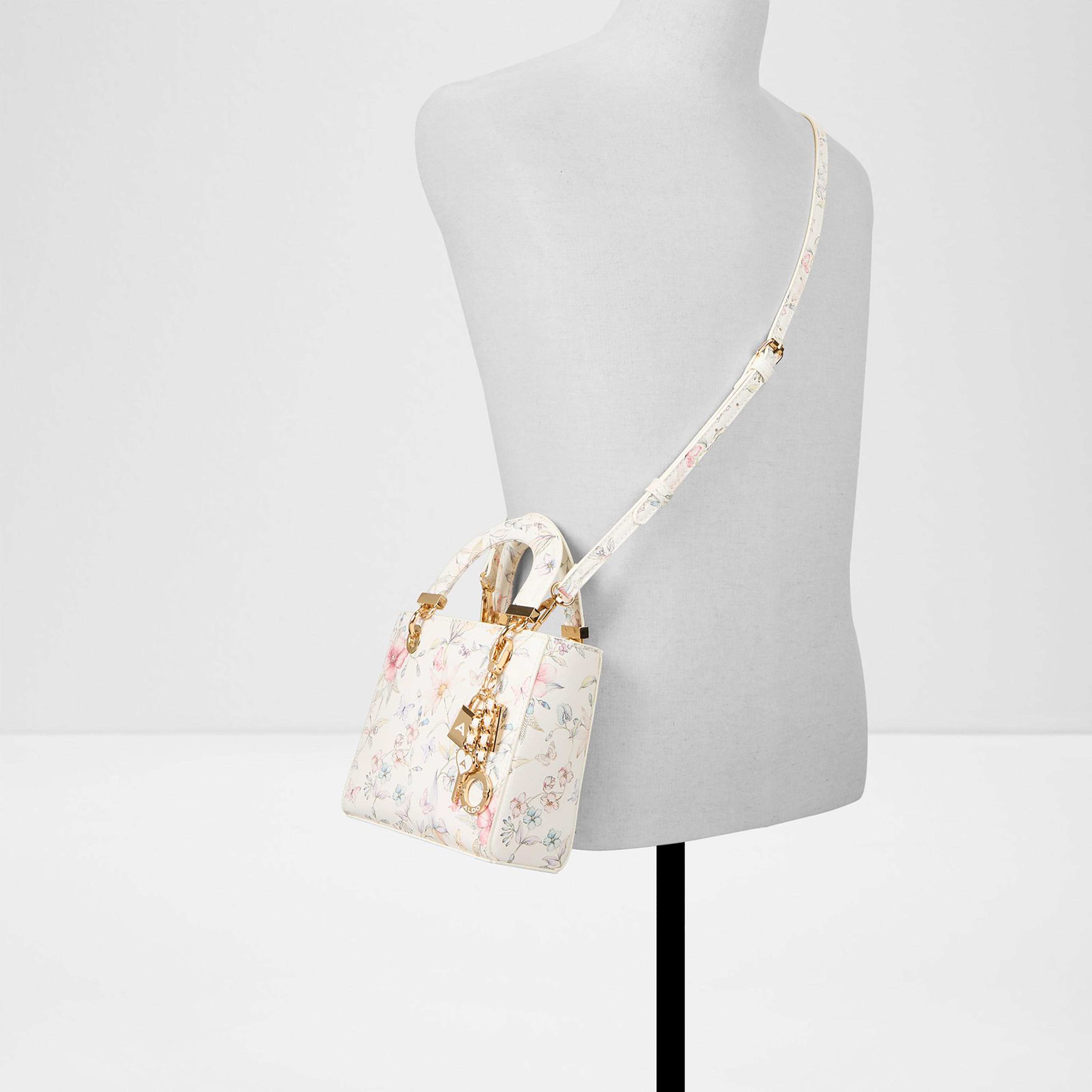 Aldo Florense Floral Printed Double Handle Handheld Bag with Magnetic Closure & Strap-women-bagsandwallets-handbags-image-4