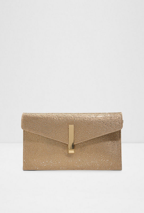 Aldo Laribling Embellished Clutch with Flap Closure and Detachable Strap-women-image-1