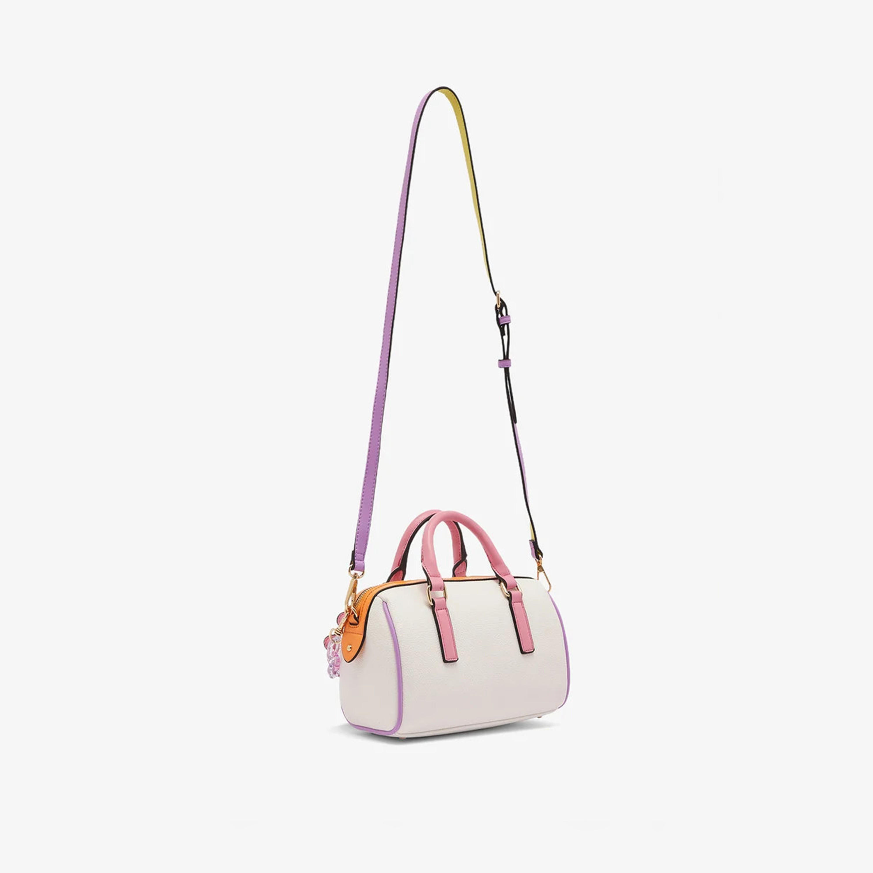 Aldo Azelia Textured Double Handle Shoulder Bag with Zip Closure & Strap-women-bagsandwallets-handbags-image-2