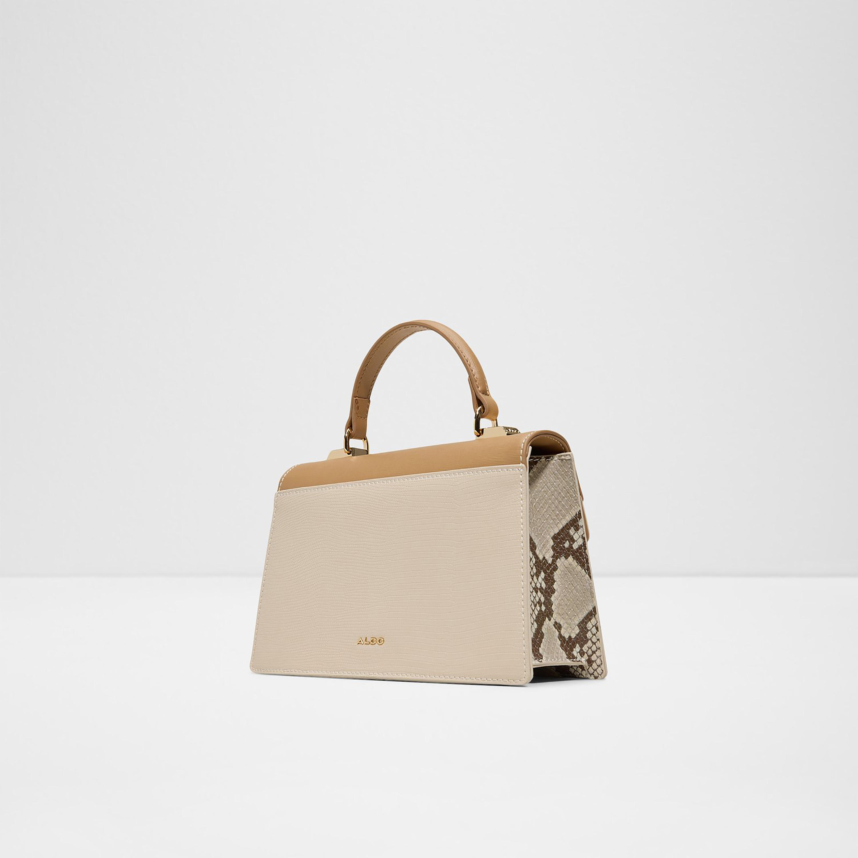 Aldo Miressa Color Blocked Top Handle Satchel Bag with Flap Closure & Adjustable Strap-women-bagsandwallets-handbags-image-2