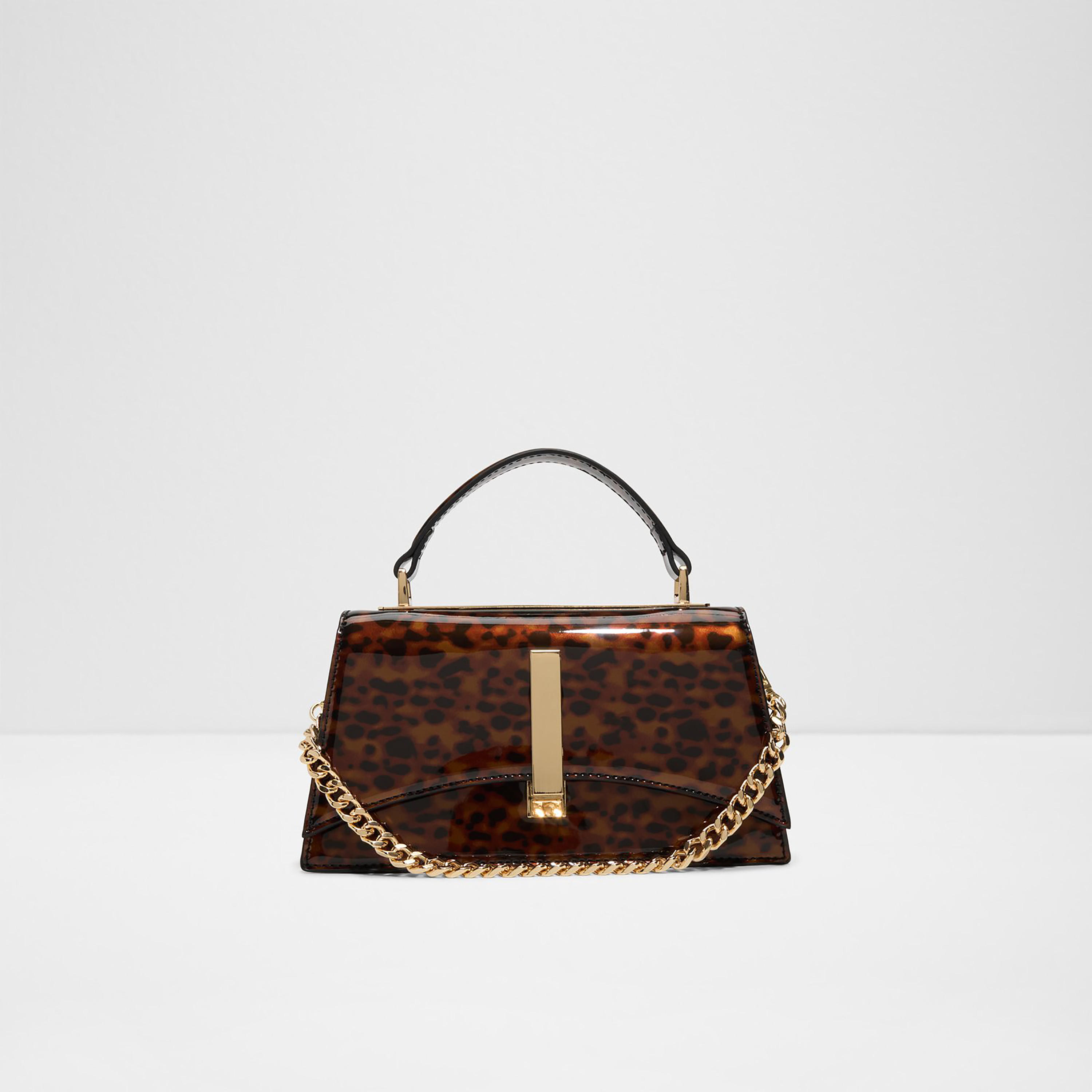 Aldo Arrabella Animal Print Top Handle Crossbody Bag with Flap Closure & Adjustable Strap-women-bagsandwallets-handbags-image-1