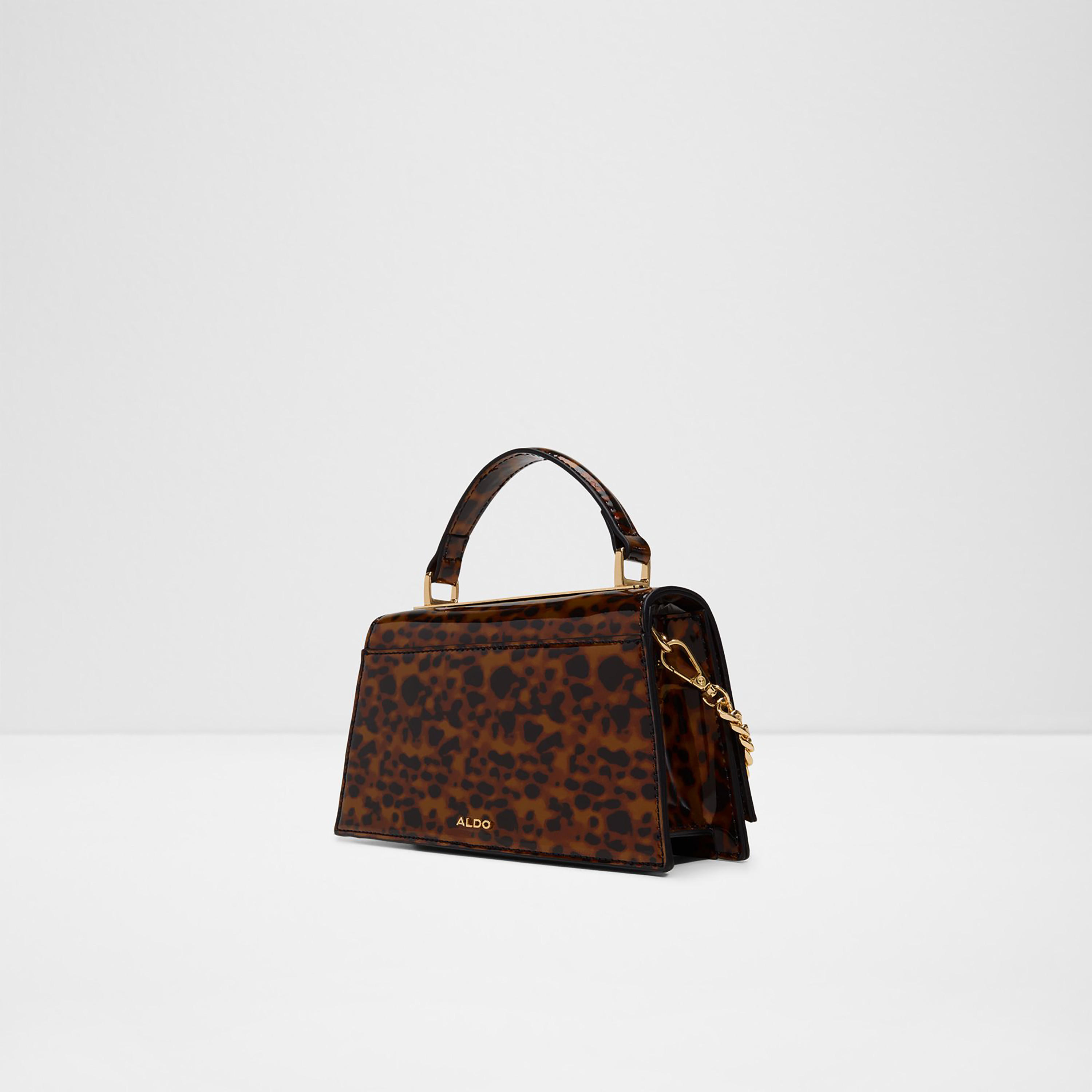 Aldo Arrabella Animal Print Top Handle Crossbody Bag with Flap Closure & Adjustable Strap-women-bagsandwallets-handbags-image-2
