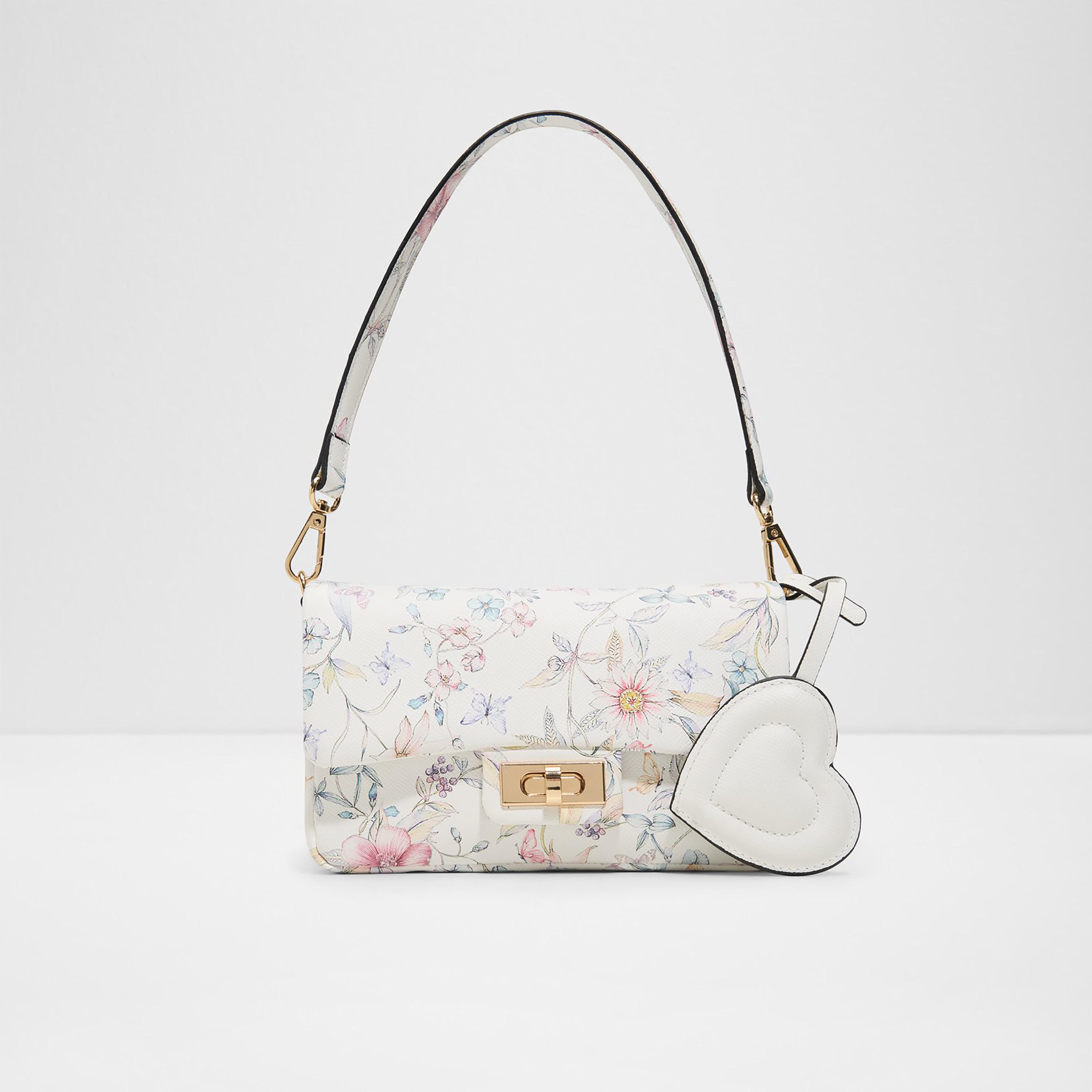 Aldo Bbella Printed Single Handle Shoulder Bag with Twist Lock and Detachable Strap-women-bagsandwallets-handbags-image-1