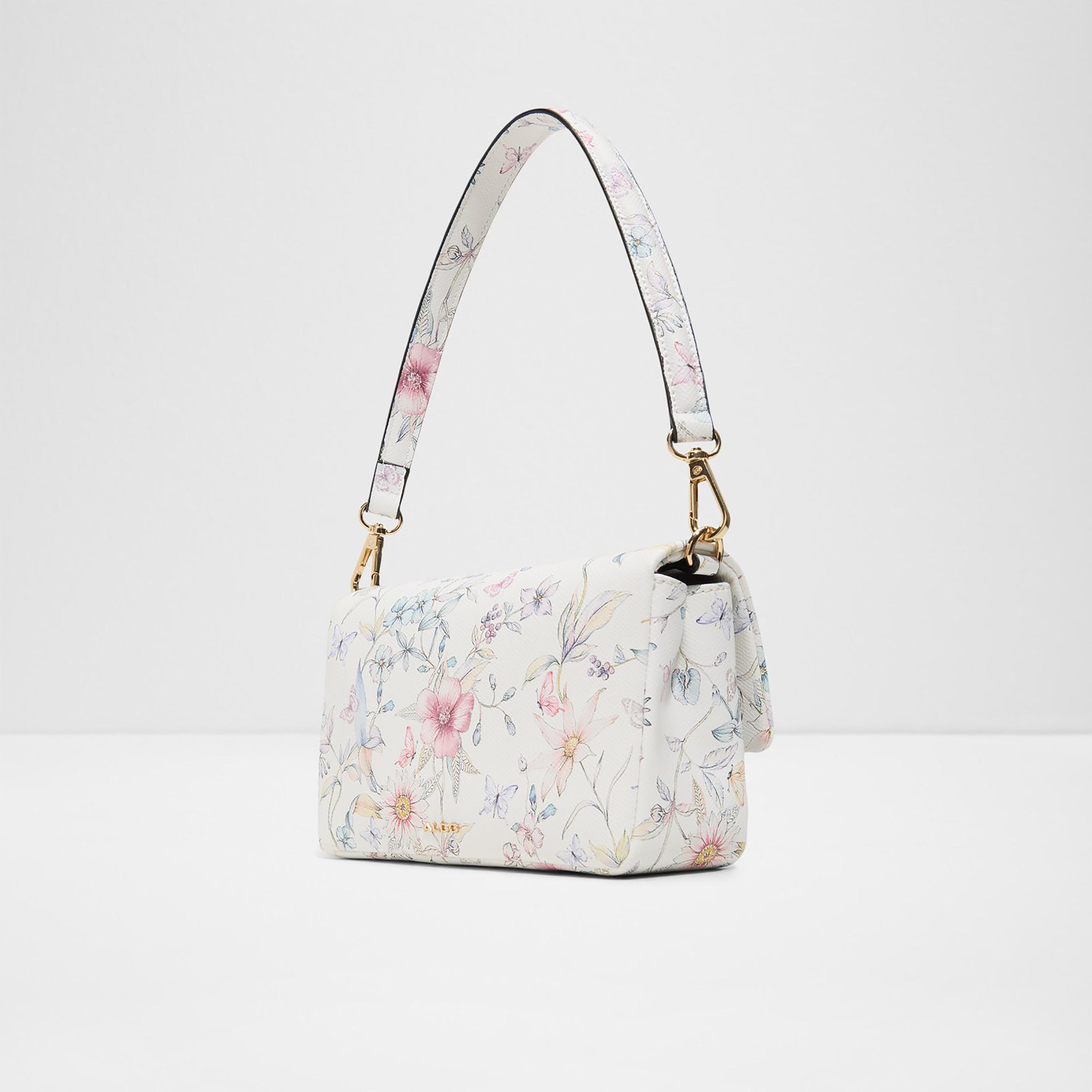 Aldo Bbella Printed Single Handle Shoulder Bag with Twist Lock and Detachable Strap-women-bagsandwallets-handbags-image-2