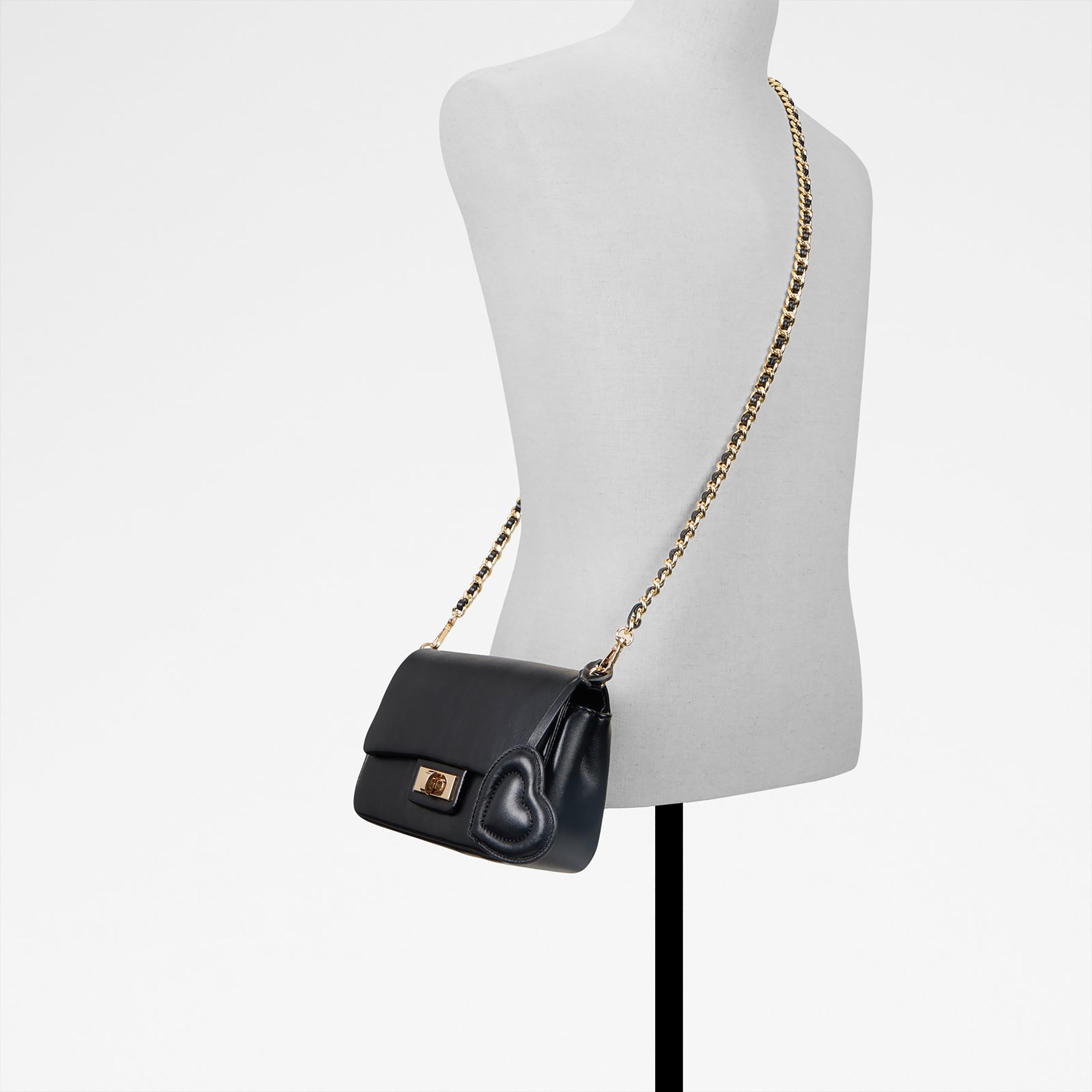 Aldo Bbella Plain Single Handle Shoulder Bag with Twist Lock and Detachable Strap-women-bagsandwallets-handbags-image-5