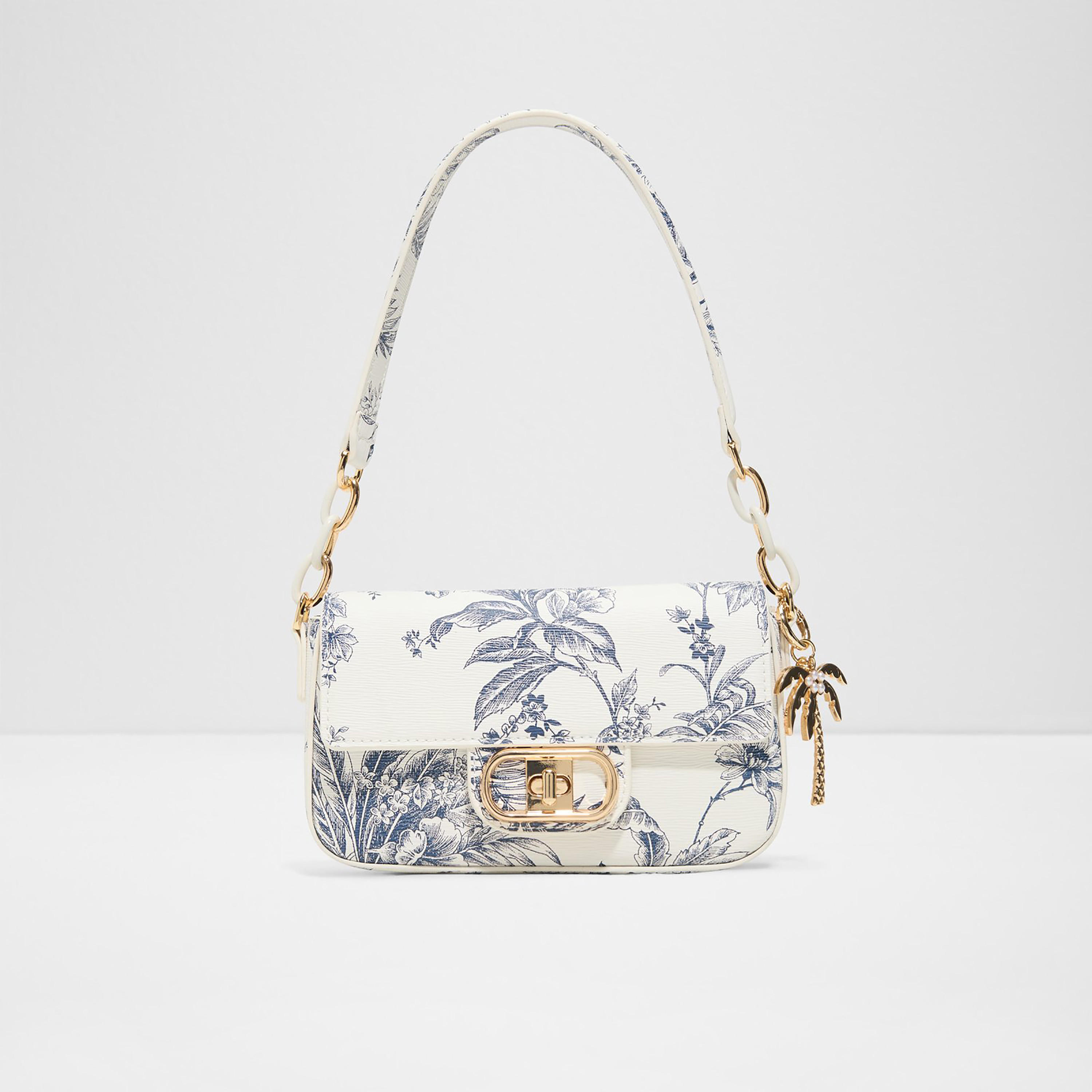 Aldo Noctura Printed Single Handle Shoulder Bag with Twist Lock & Detachable Strap-women-bagsandwallets-handbags-image-1