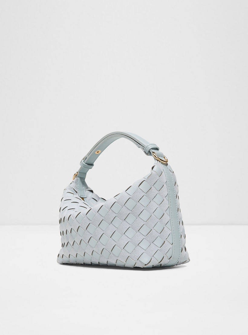 Aldo Rangifer Braided Single Handle Shoulder Bag with Zip Closure & Adjustable Strap-women-bagsandwallets-handbags-image-2