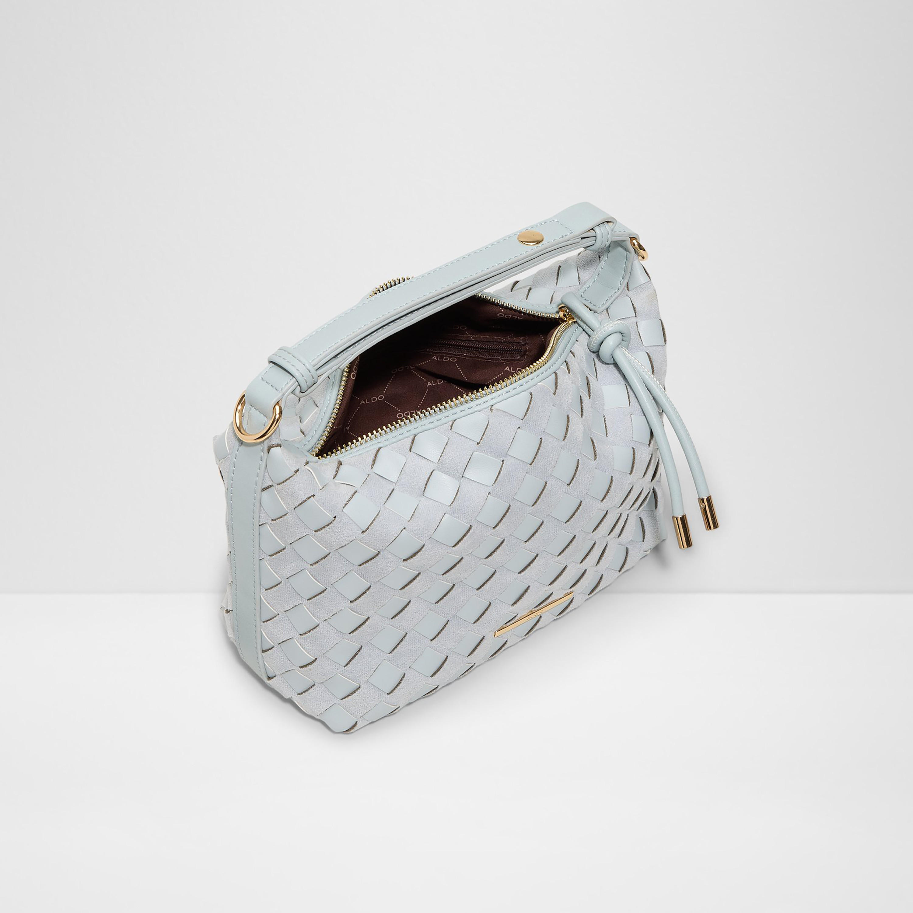Aldo Rangifer Braided Single Handle Shoulder Bag with Zip Closure & Adjustable Strap-women-bagsandwallets-handbags-image-3
