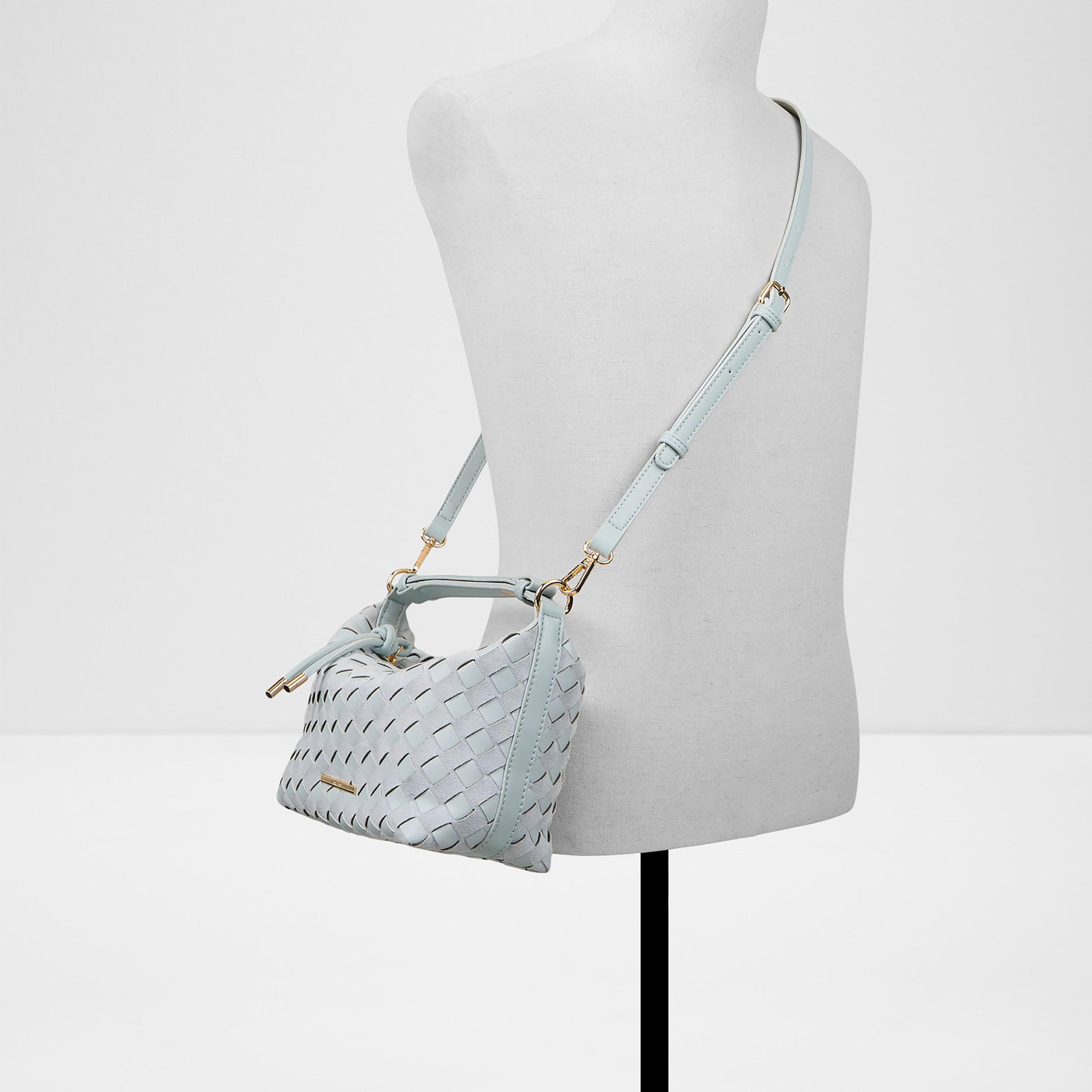 Aldo Rangifer Braided Single Handle Shoulder Bag with Zip Closure & Adjustable Strap-women-bagsandwallets-handbags-image-4