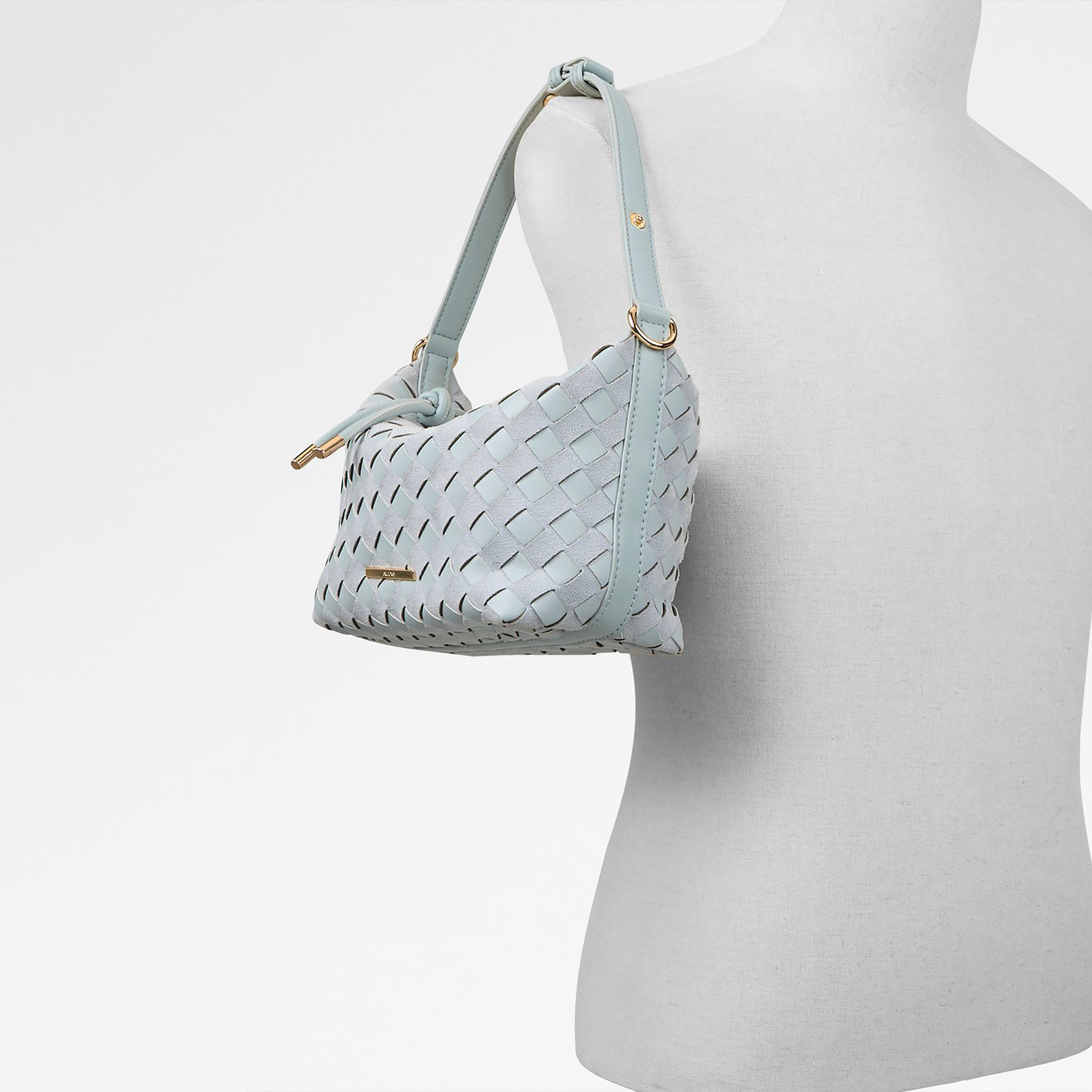 Aldo Rangifer Braided Single Handle Shoulder Bag with Zip Closure & Adjustable Strap-women-bagsandwallets-handbags-image-5