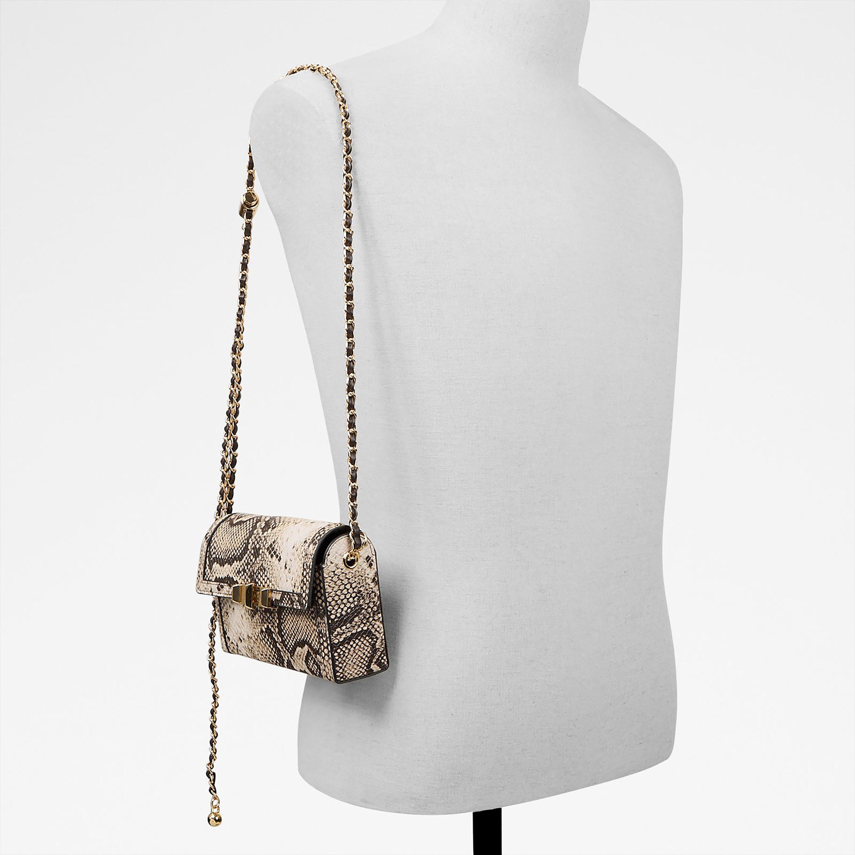 حقيبة كتف من ألدو زويميني بنقشة جلد الثعبان مع قفل ملتوي وحزام غير قابل للفصل-women-bagsandwallets-handbags-image-5